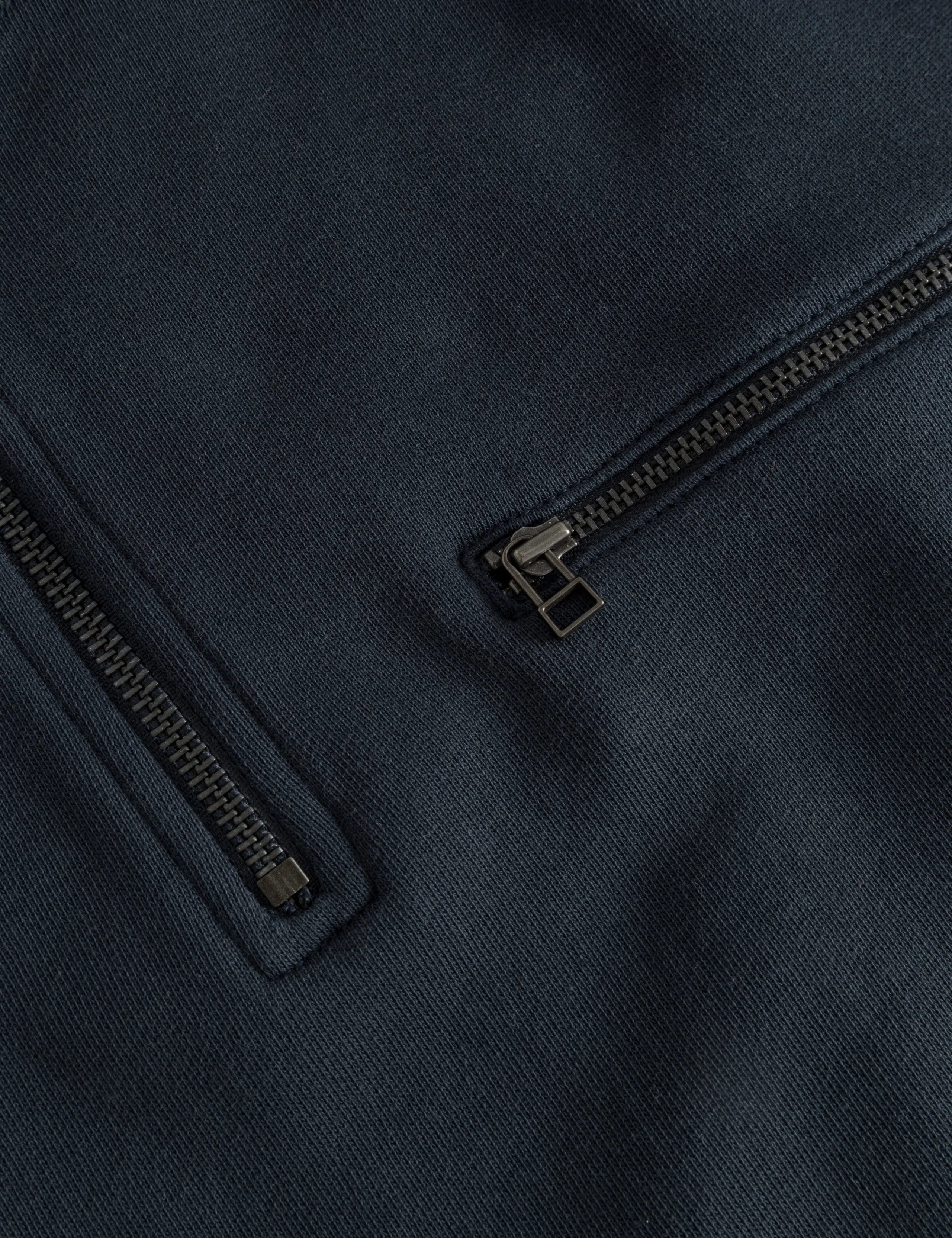 LOG HALF ZIP SWEATSHIRT - NAVY sold by Foret product image thumbnail 3
