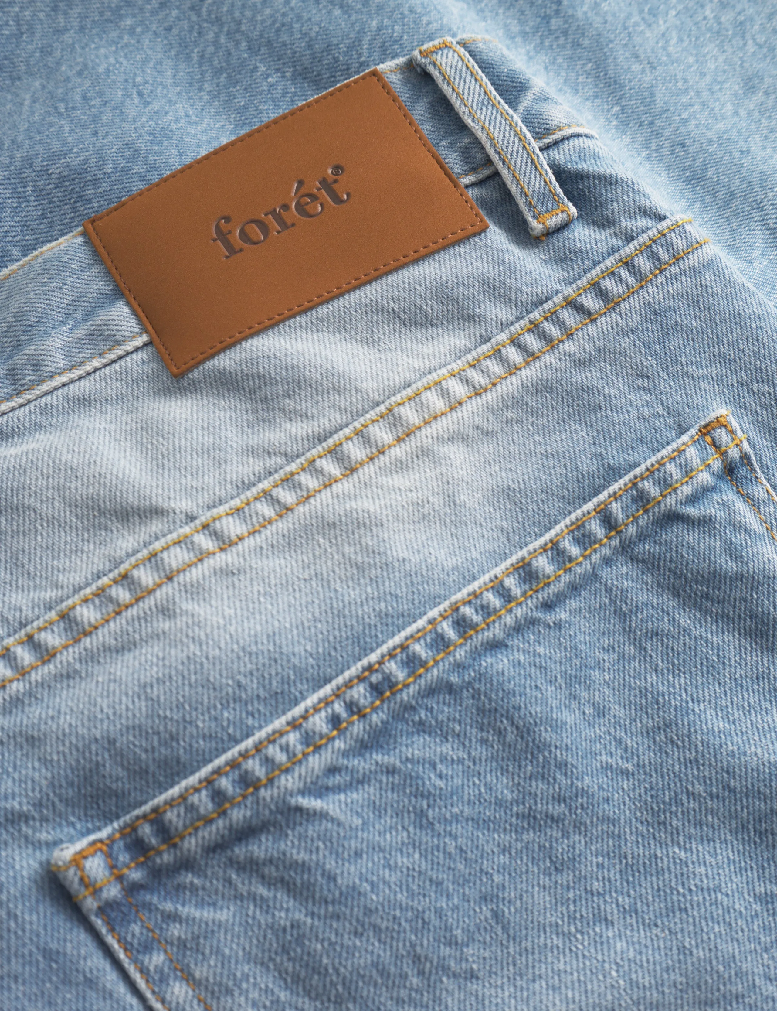 HEATH REGULAR FIT JEANS - WASHED LIGHT BLUE sold by Foret product image thumbnail 5