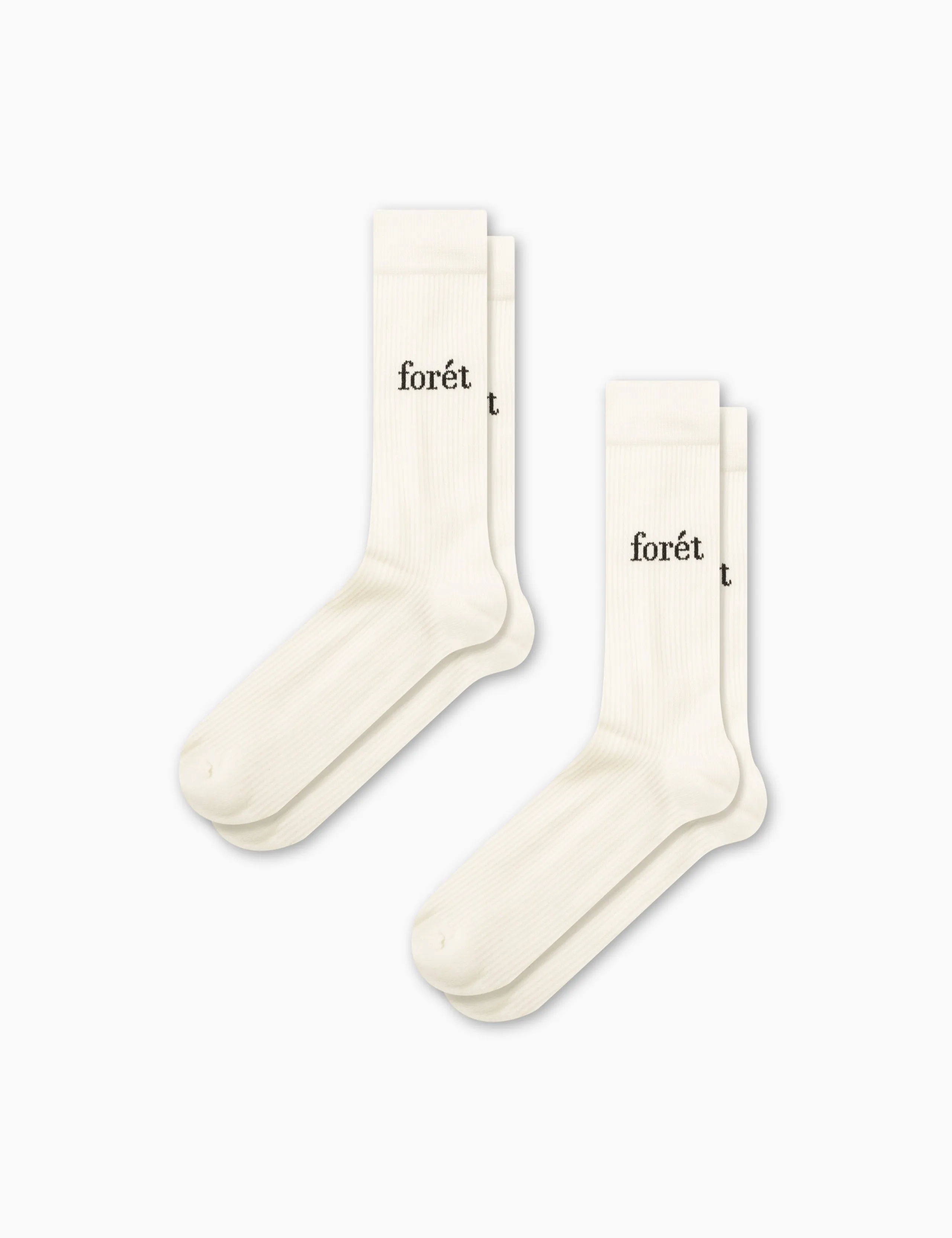 WALK SOCKS 2-PACK - CLOUD/BLACK sold by Foret