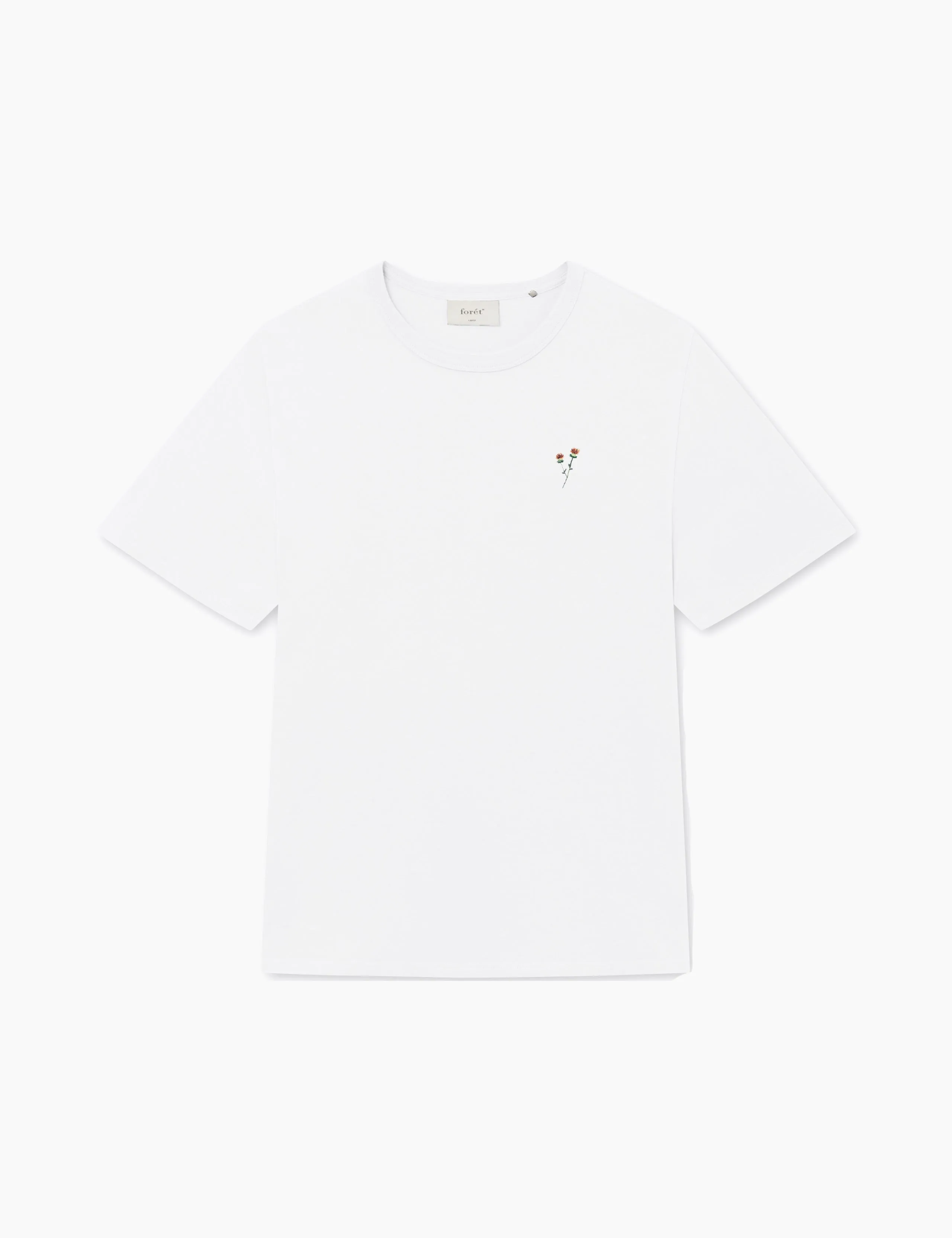 FLOWER T-SHIRT - WHITE sold by Foret
