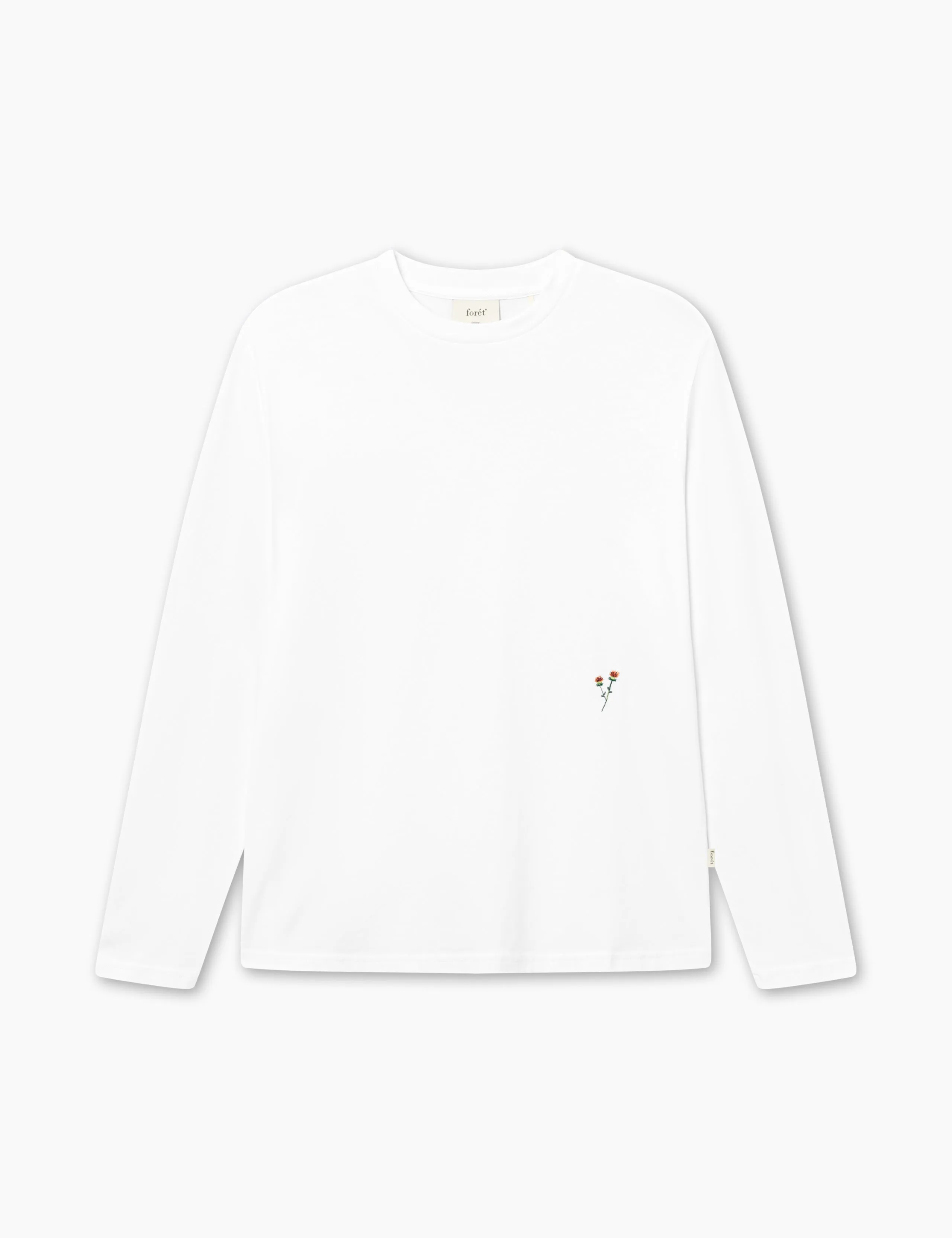 FLOWER LONGSLEEVE - WHITE sold by Foret