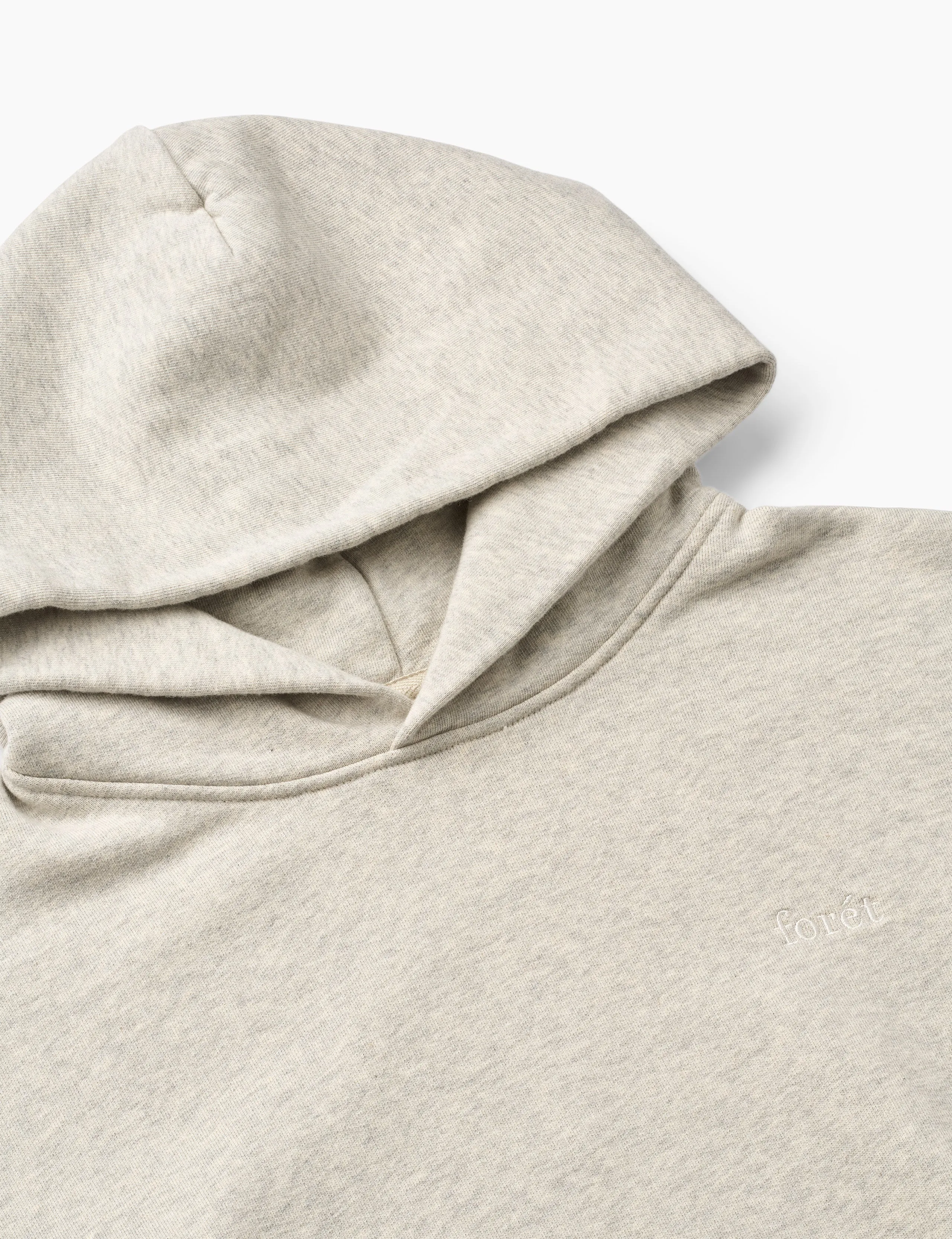 NOON HOODIE - SNOW MELANGE sold by Foret product image thumbnail 4