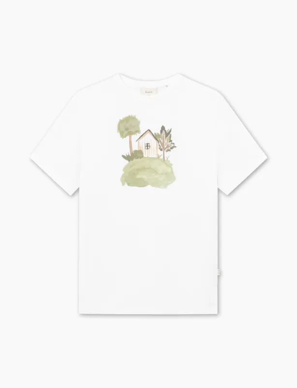 ISLAND T-SHIRT - WHITE sold by Foret
