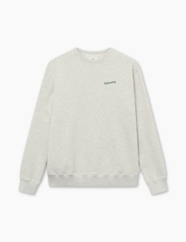 HIDEAWAY SWEATSHIRT - SNOW MELANGÉ sold by Foret