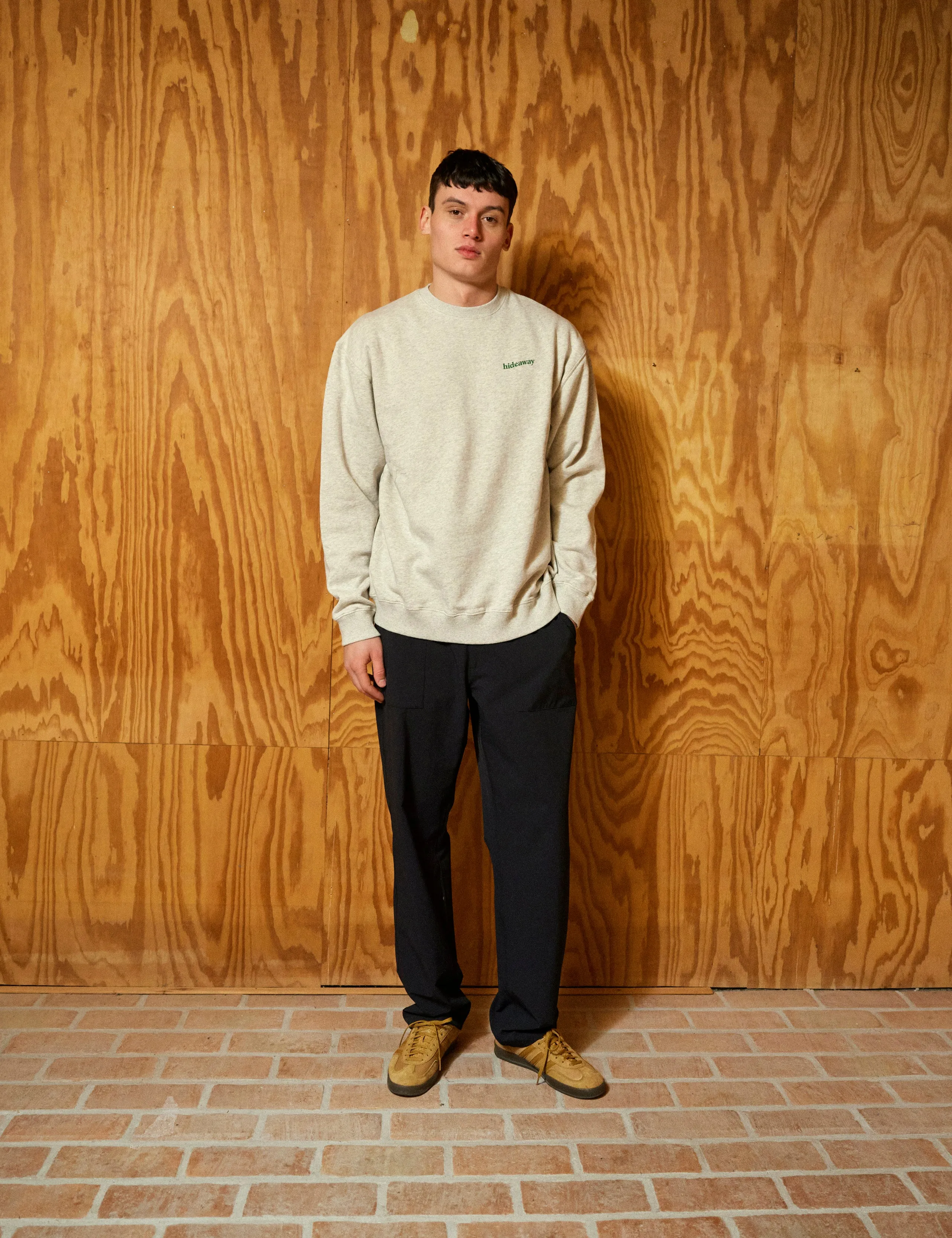 HIDEAWAY SWEATSHIRT - SNOW MELANGÉ sold by Foret product image thumbnail 3