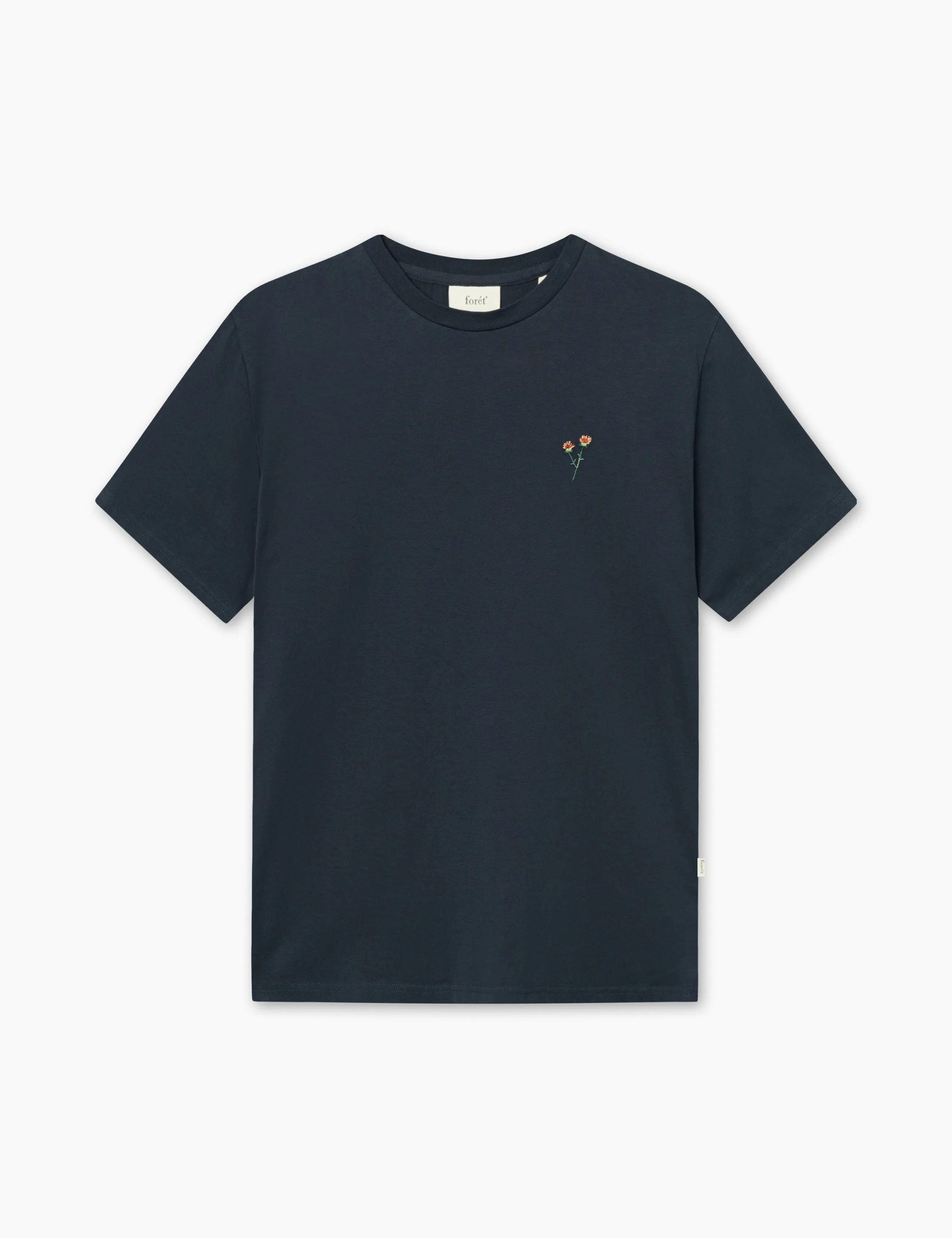 FLOWER T-SHIRT - NAVY sold by Foret