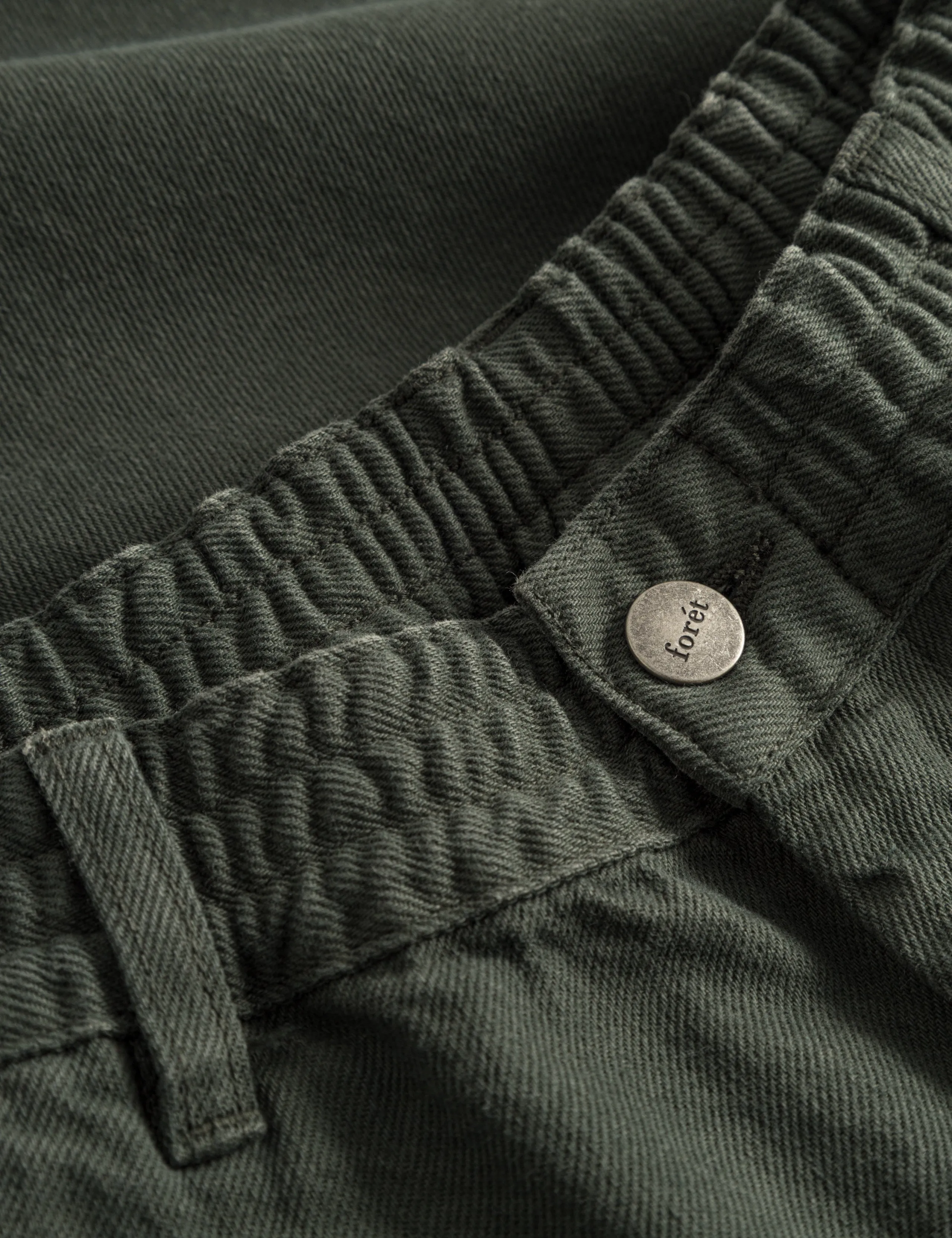 CLAY PANTS - DARK MOSS sold by Foret product image thumbnail 3