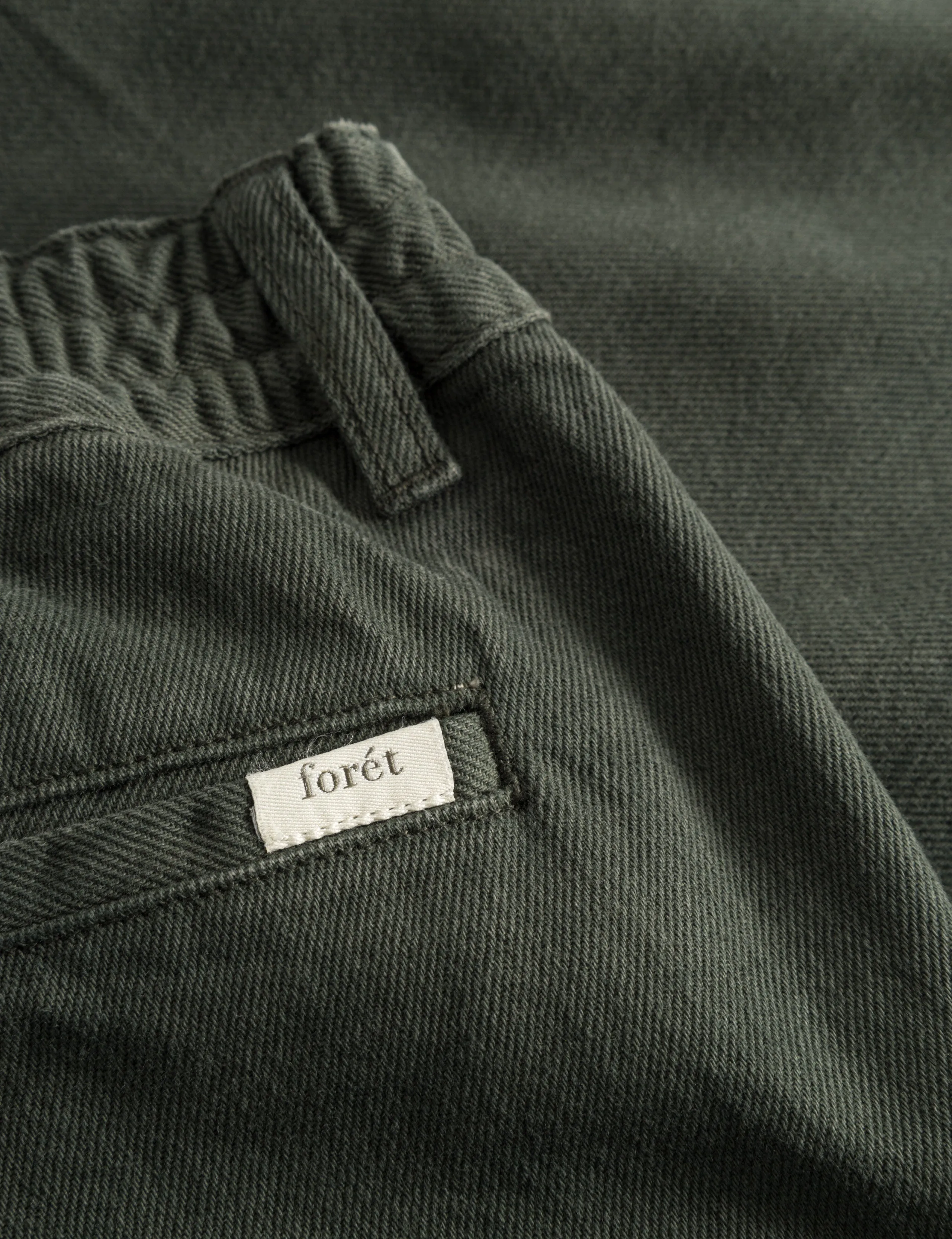 CLAY PANTS - DARK MOSS sold by Foret product image thumbnail 5