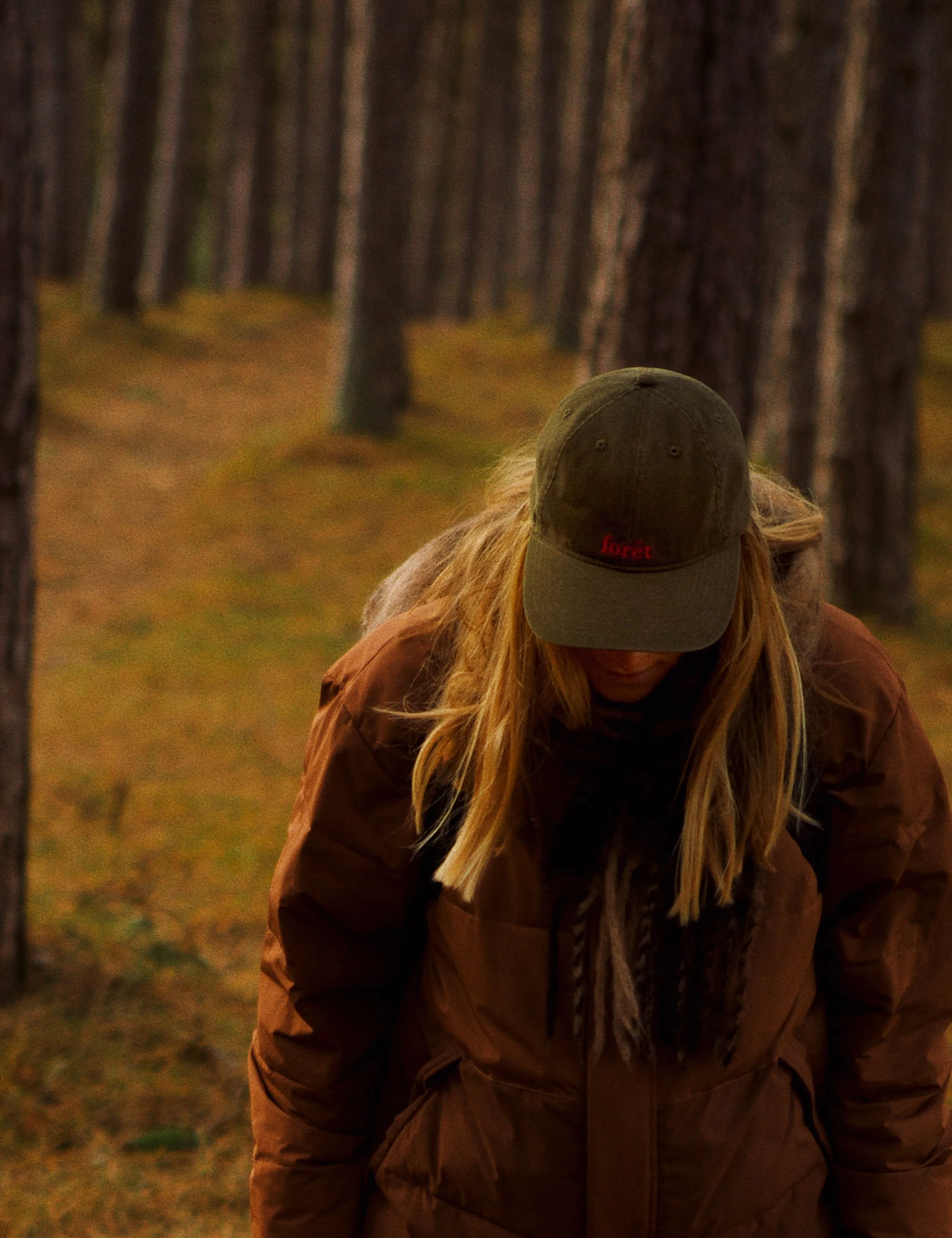 HAWK WASHED CAP - ARMY/RED sold by Foret product image thumbnail 2