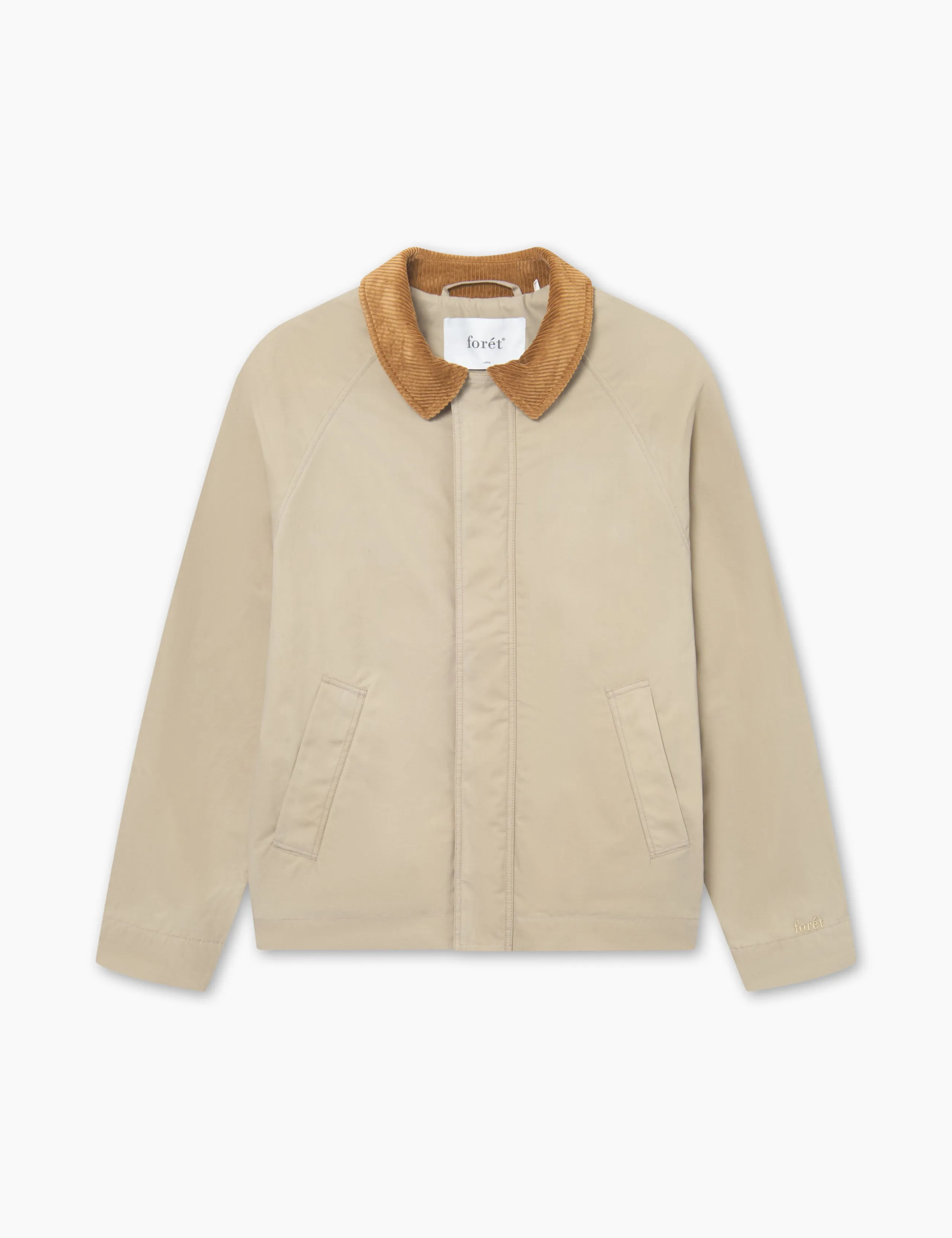 ROW OILSKIN JACKET - KHAKI sold by Foret