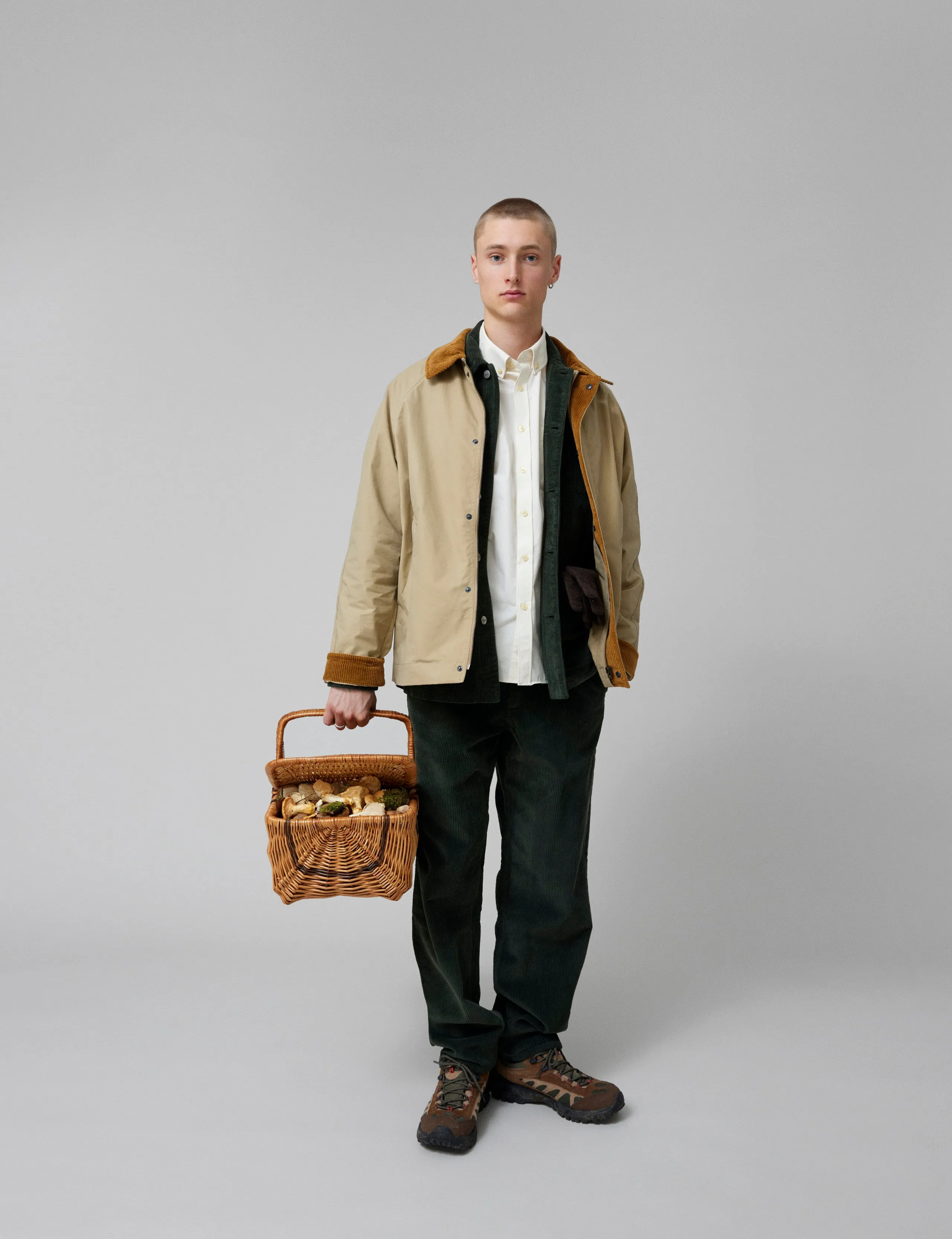 ROW OILSKIN JACKET - KHAKI sold by Foret product image thumbnail 4
