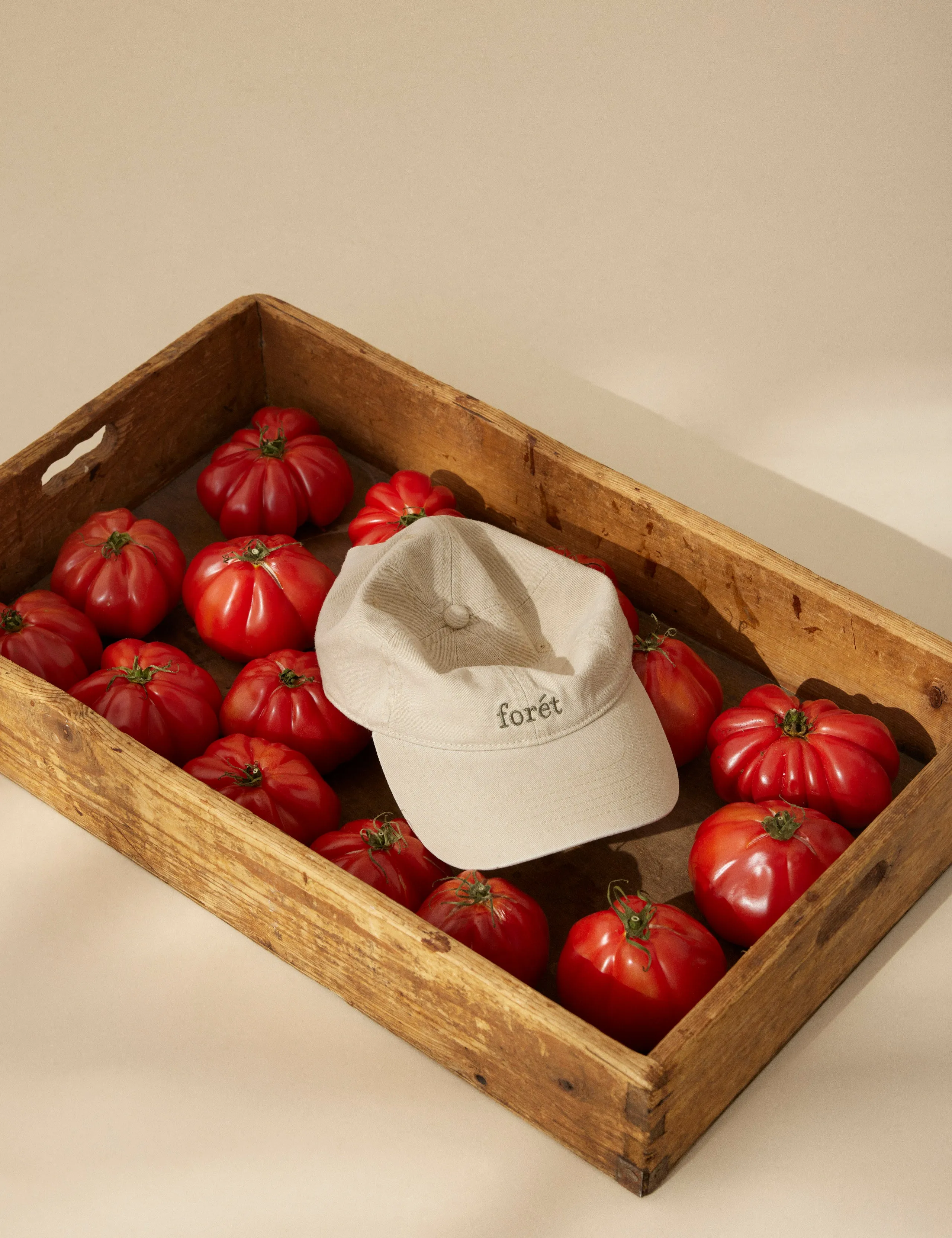 HAWK WASHED CAP - CLOUD/OLIVE sold by Foret product image thumbnail 2