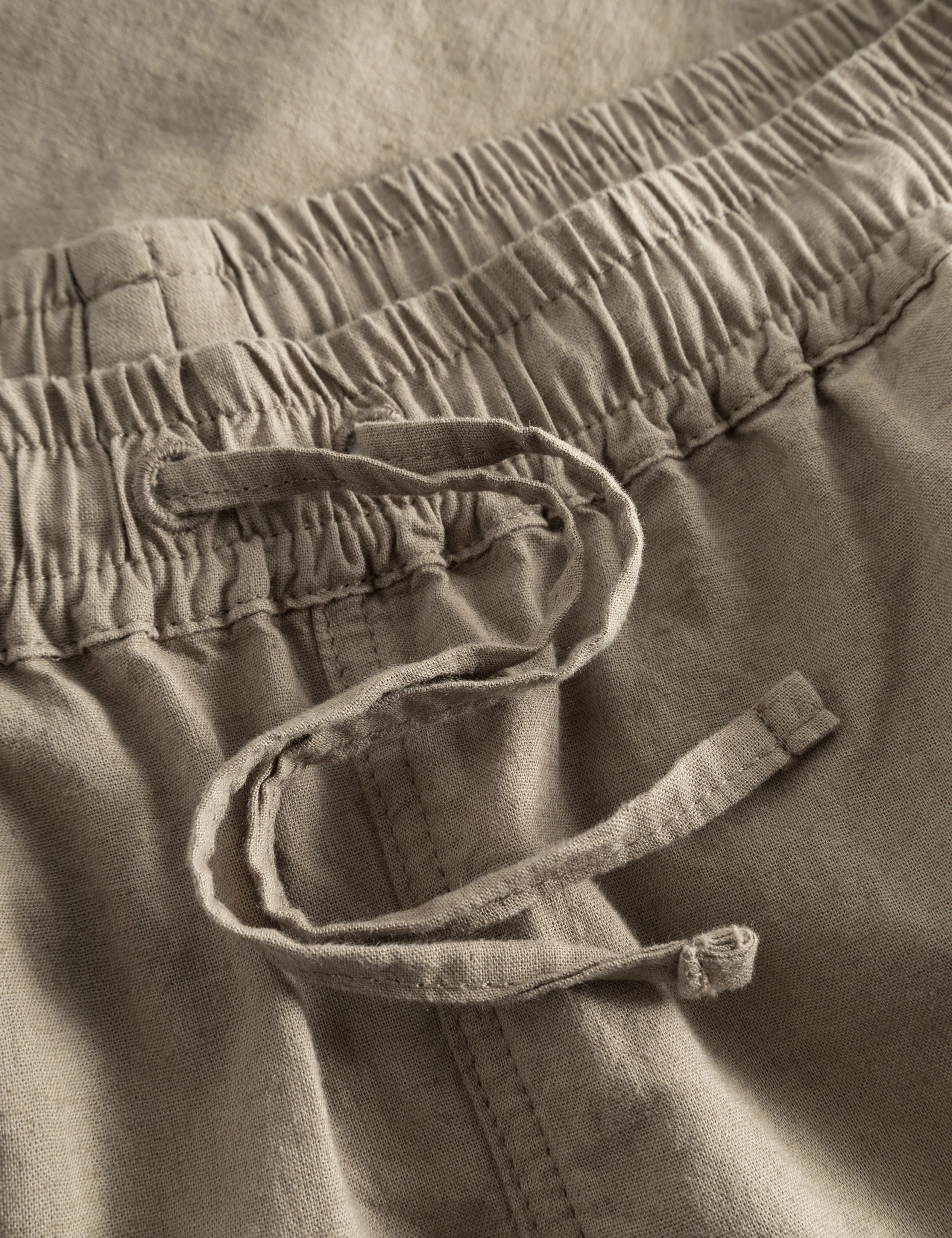 SERENE LINEN SHORTS - TAUPE sold by Foret product image thumbnail 3