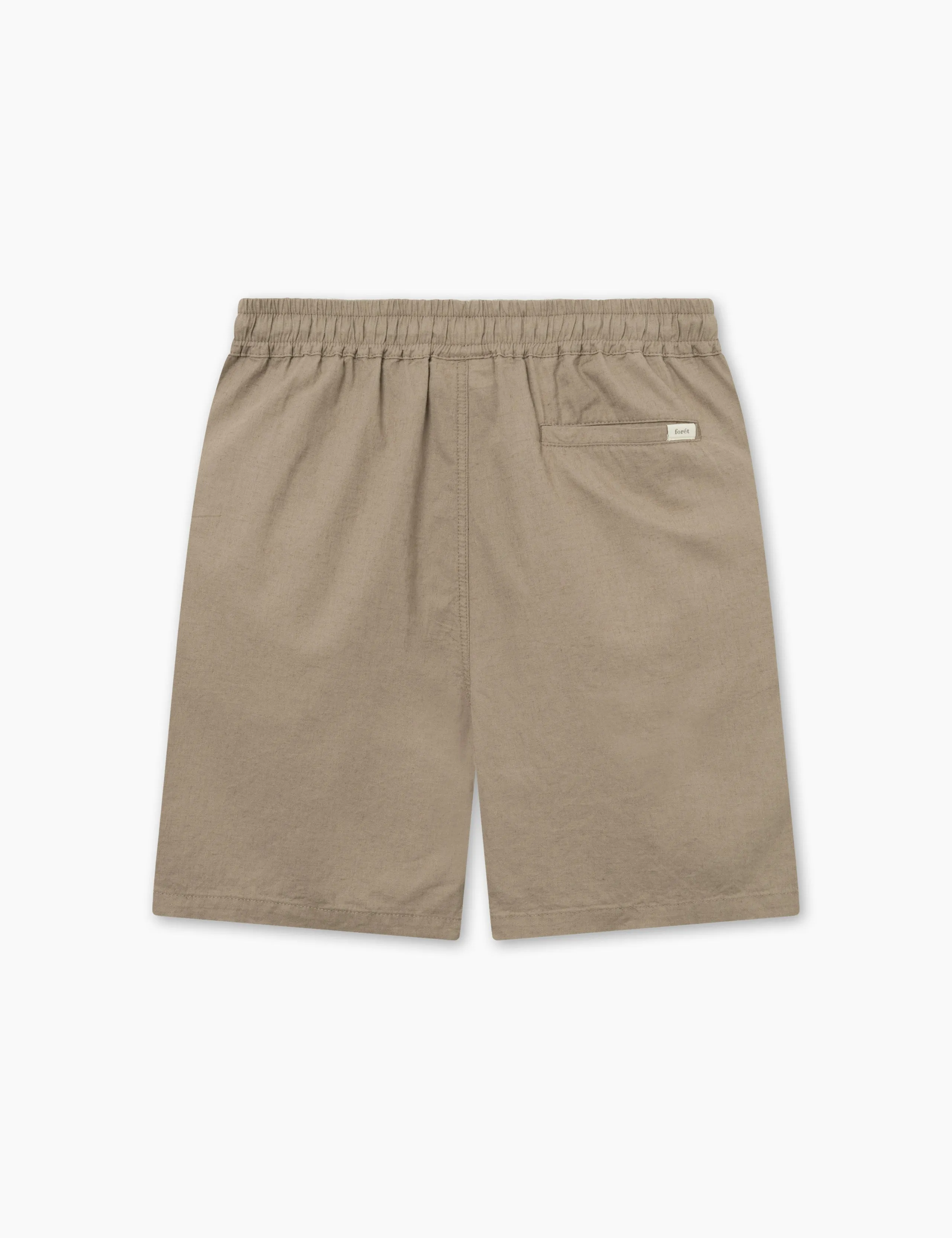 SERENE LINEN SHORTS - TAUPE sold by Foret product image thumbnail 2
