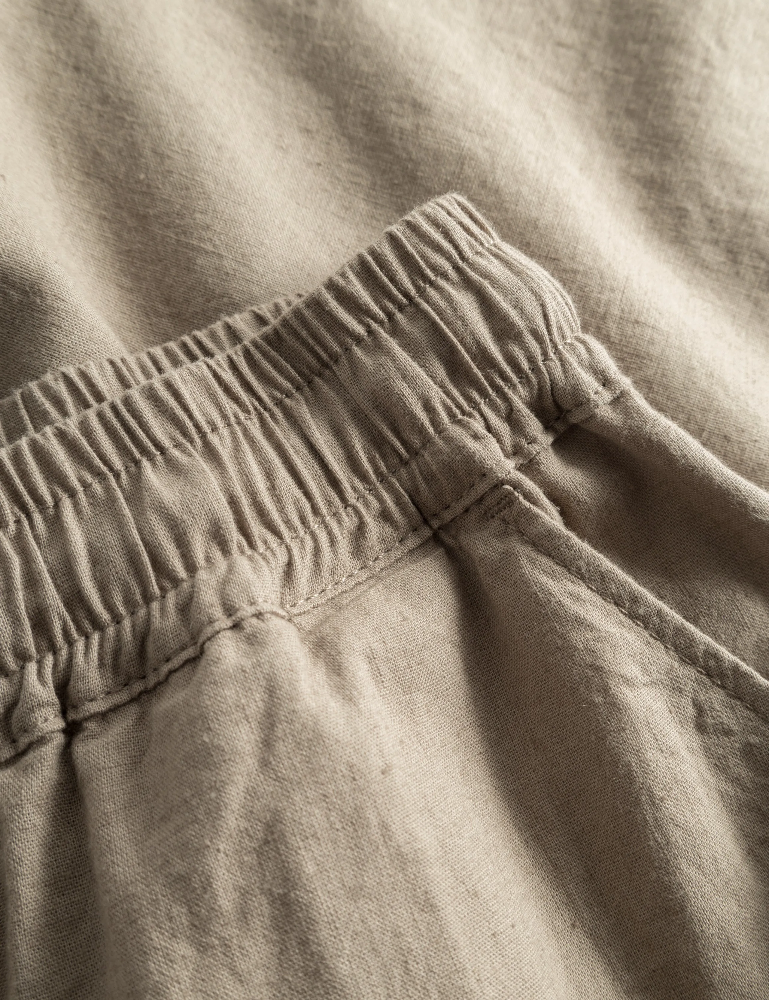 SERENE LINEN SHORTS - TAUPE sold by Foret product image thumbnail 5