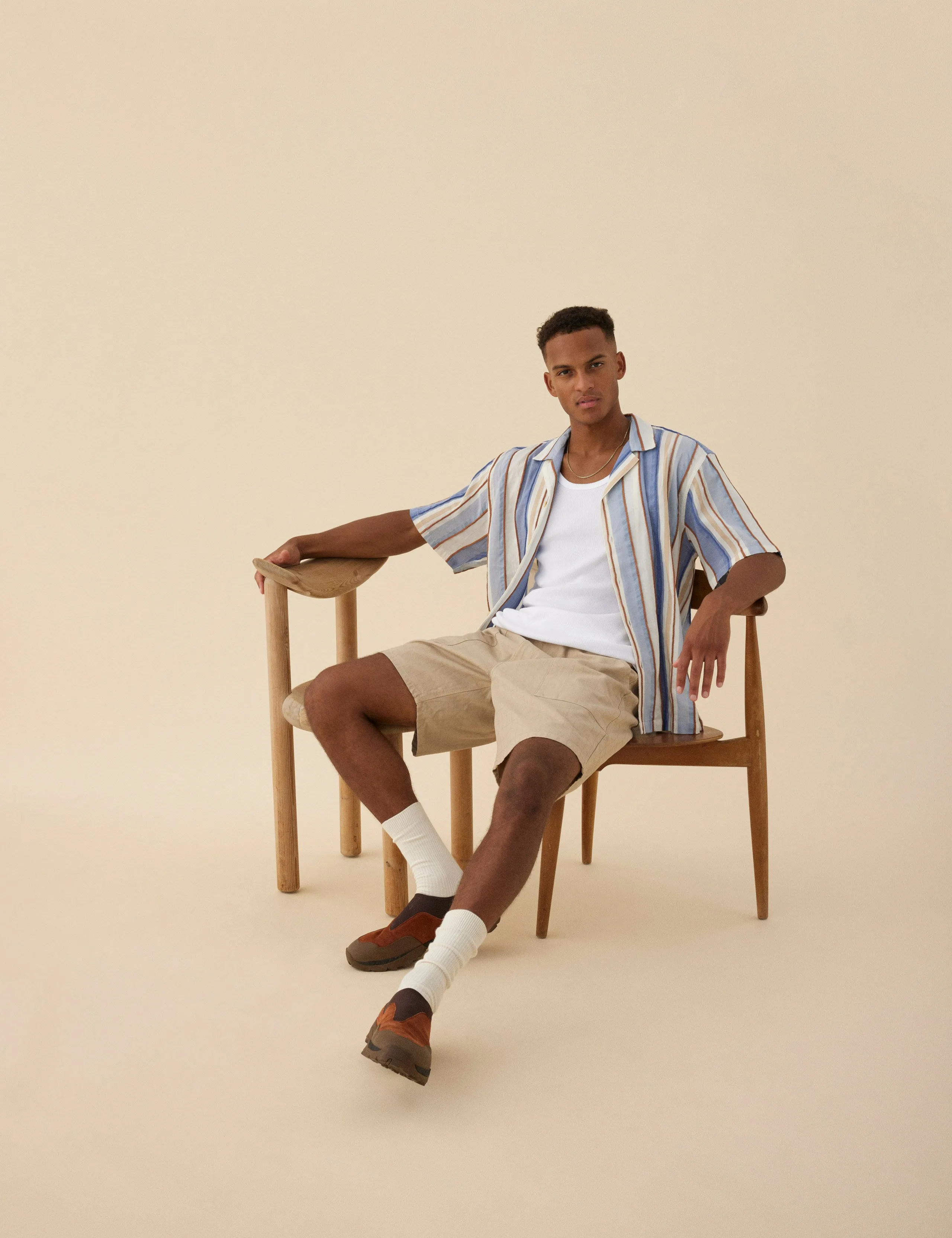 PEER SS SHIRT - STRIPE sold by Foret product image thumbnail 3