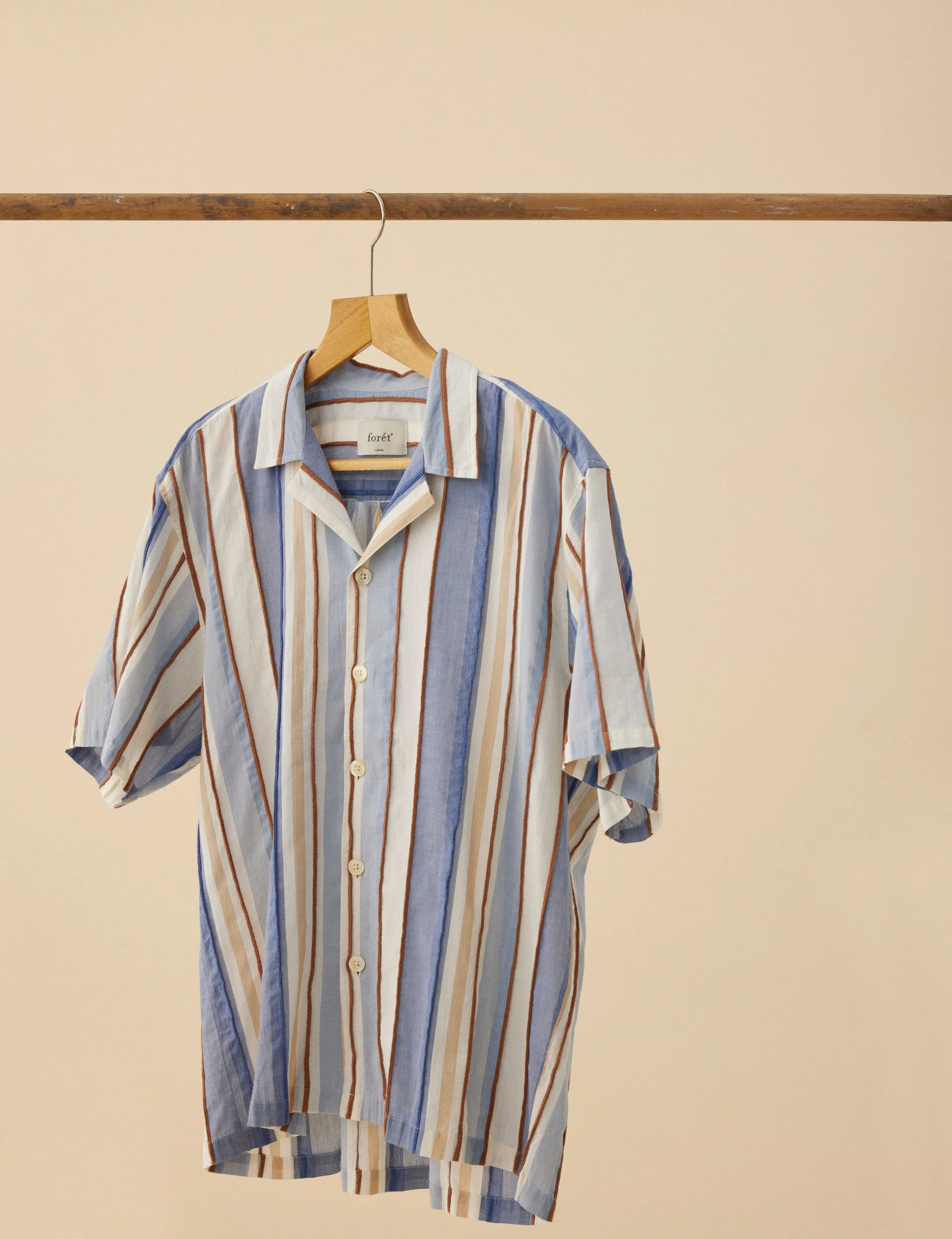 PEER SS SHIRT - STRIPE sold by Foret product image thumbnail 5