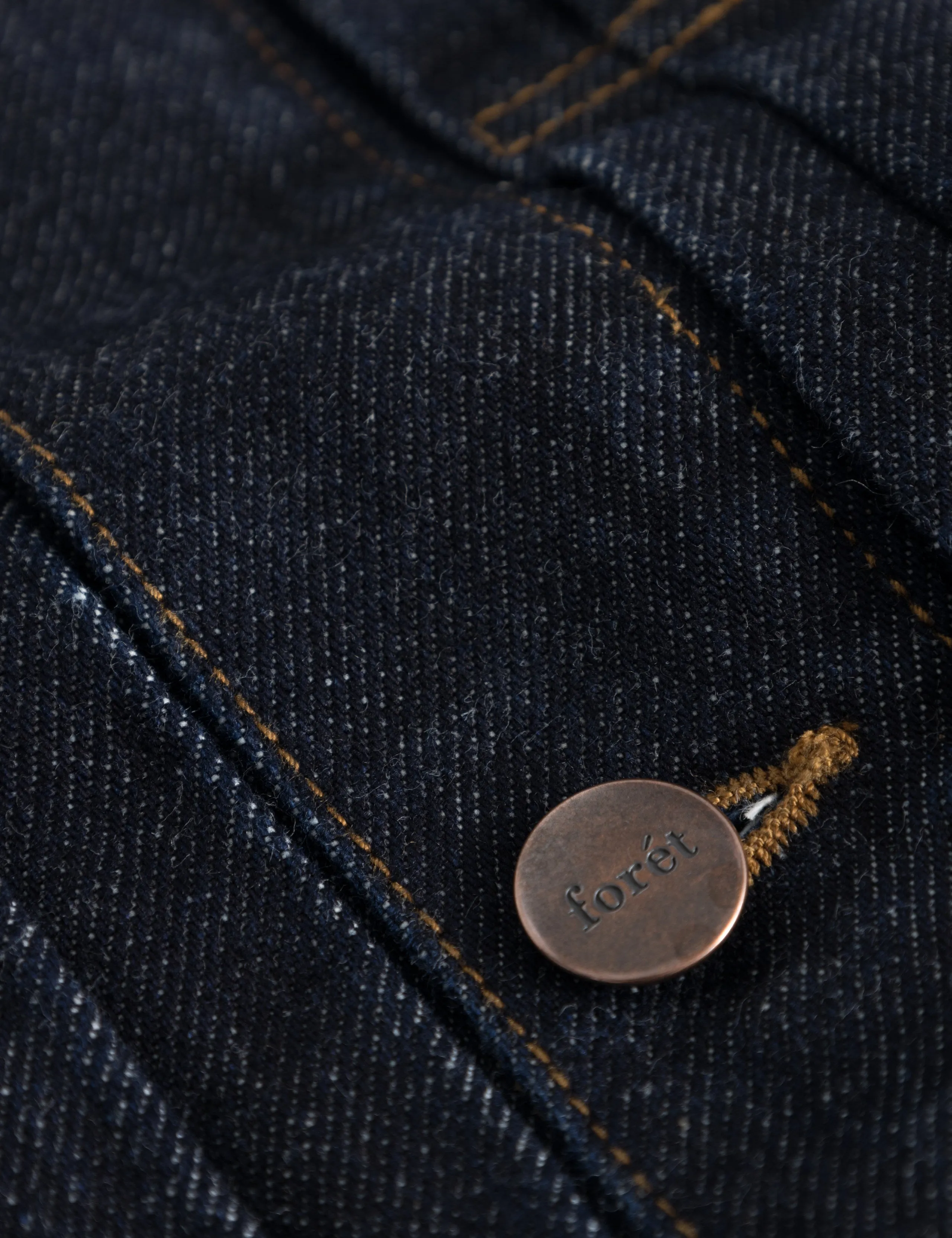 HAZY DENIM JACKET - RAW DENIM sold by Foret product image thumbnail 4