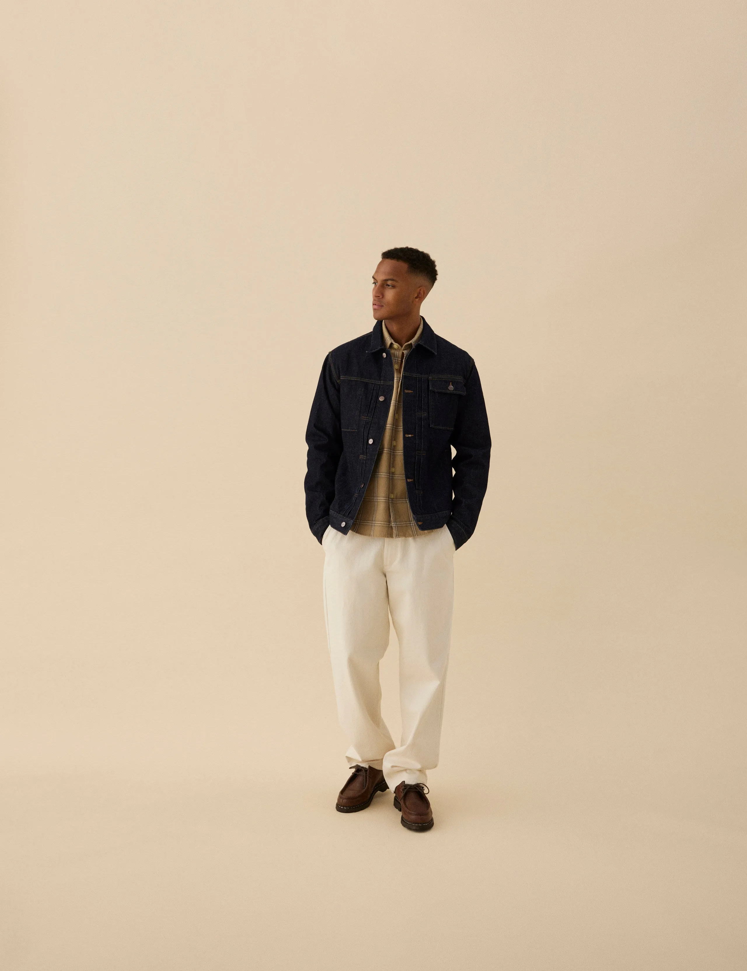 HAZY DENIM JACKET - RAW DENIM sold by Foret product image thumbnail 5