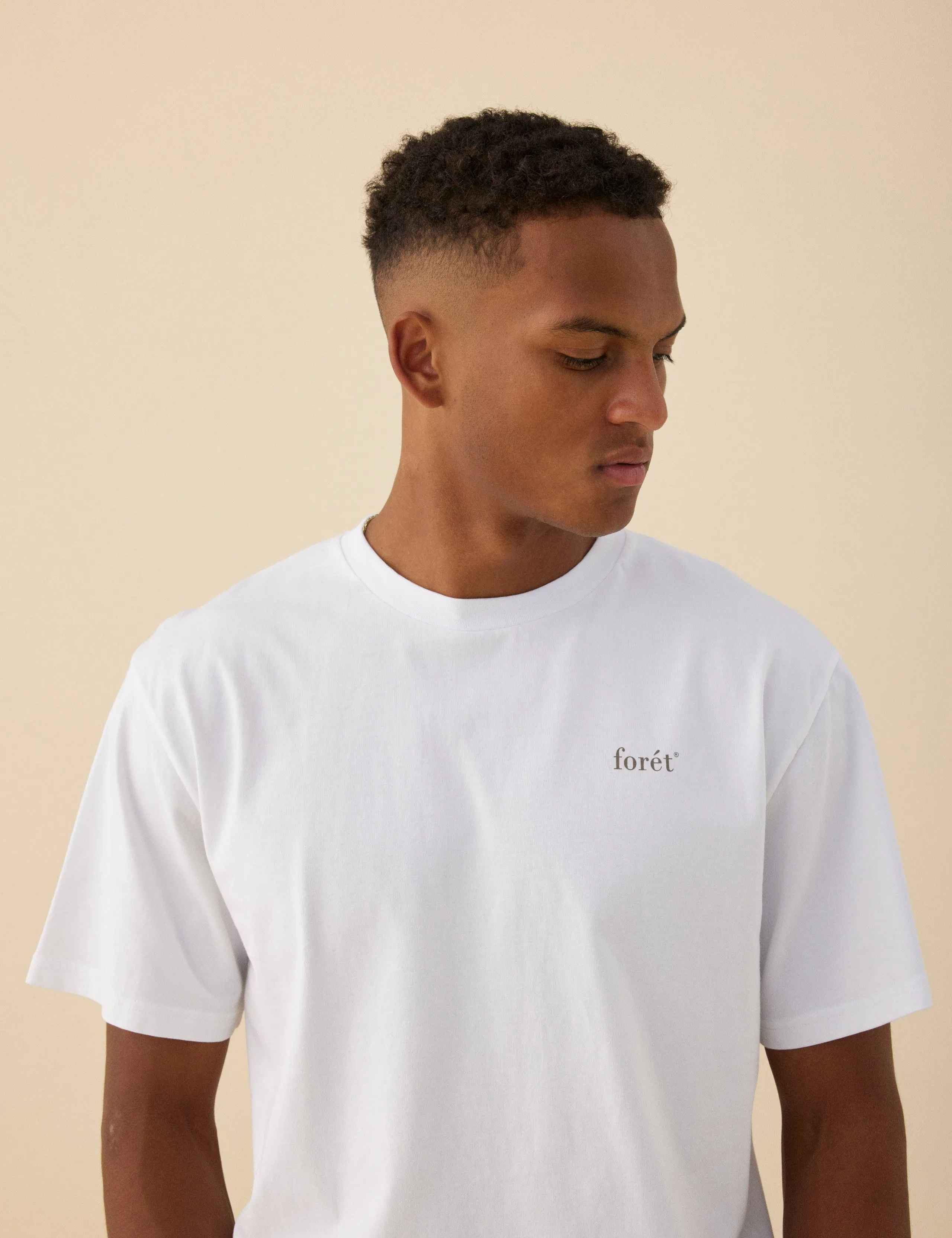 STILL T-SHIRT - WHITE sold by Foret product image thumbnail 3
