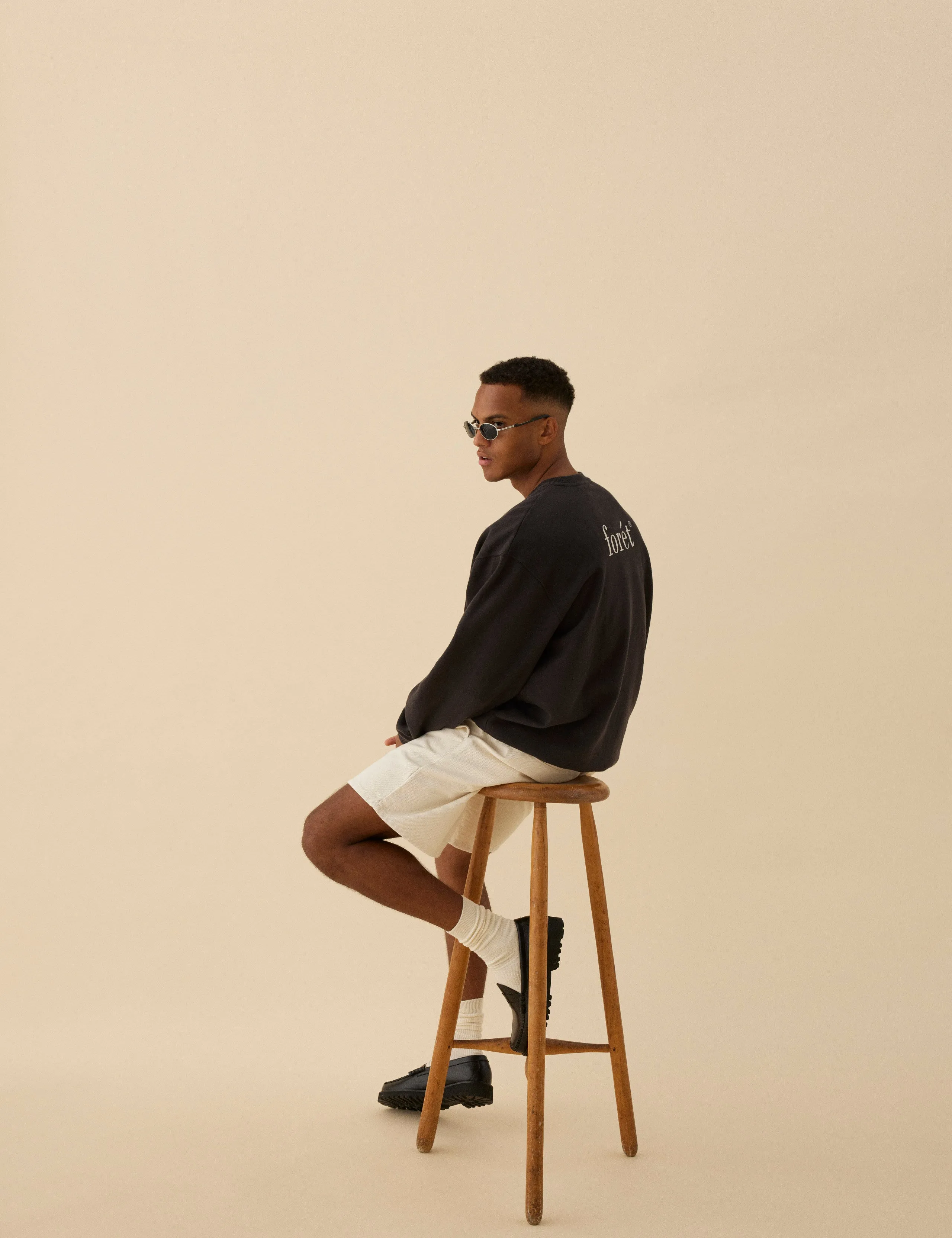 STILL SWEATSHIRT - WASHED BLACK sold by Foret product image thumbnail 2