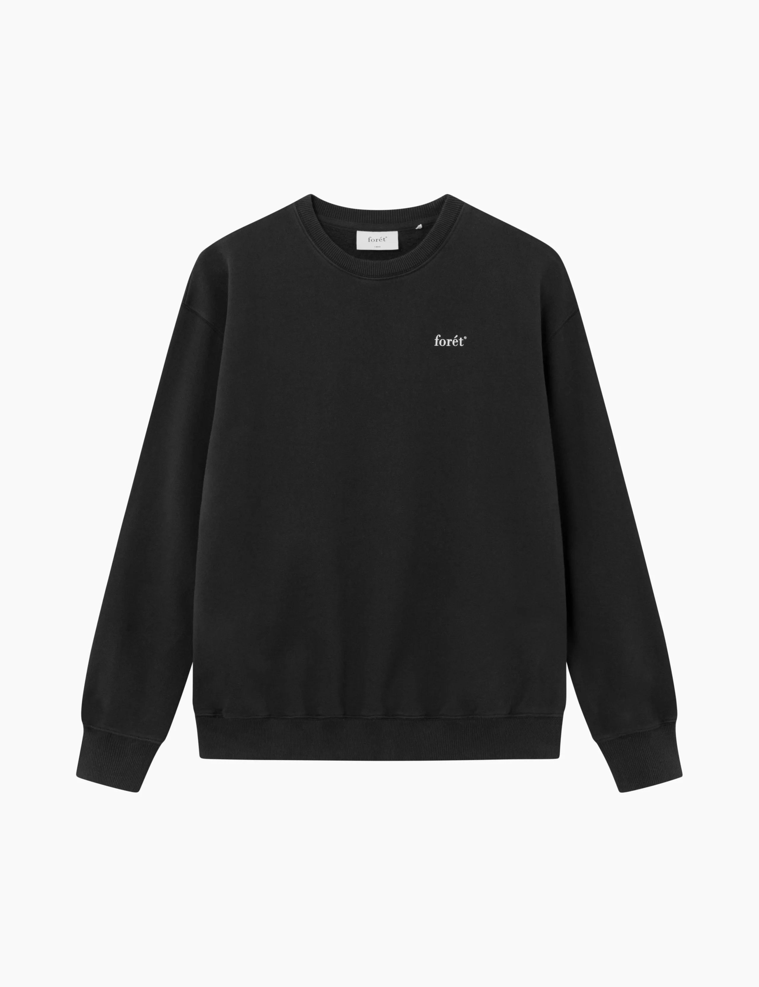 STILL SWEATSHIRT - WASHED BLACK sold by Foret