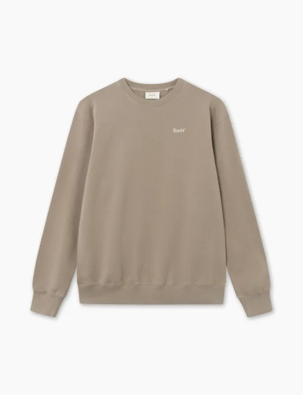 STILL SWEATSHIRT - TAUPE sold by Foret