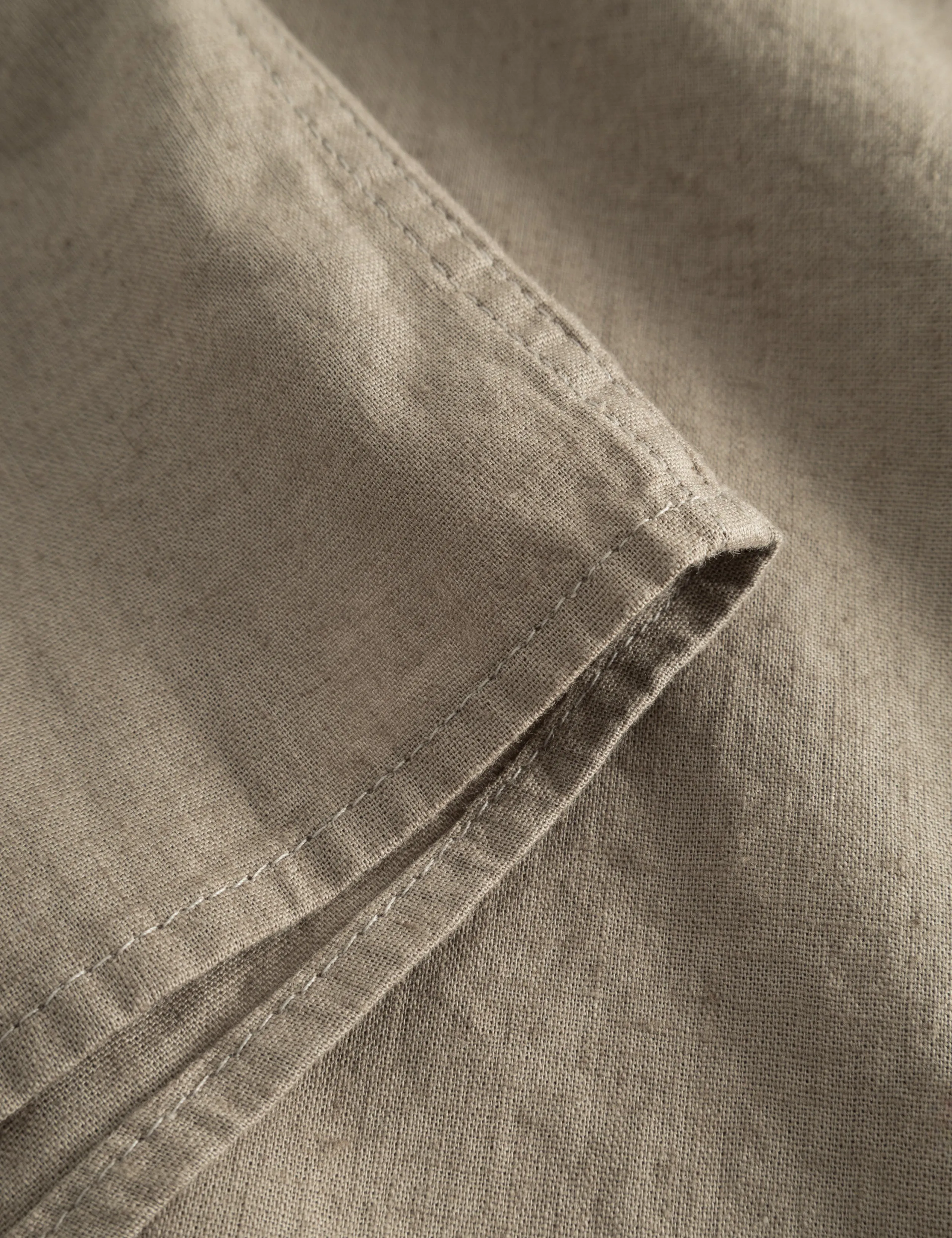 SERENE LINEN SHIRT - TAUPE sold by Foret product image thumbnail 3