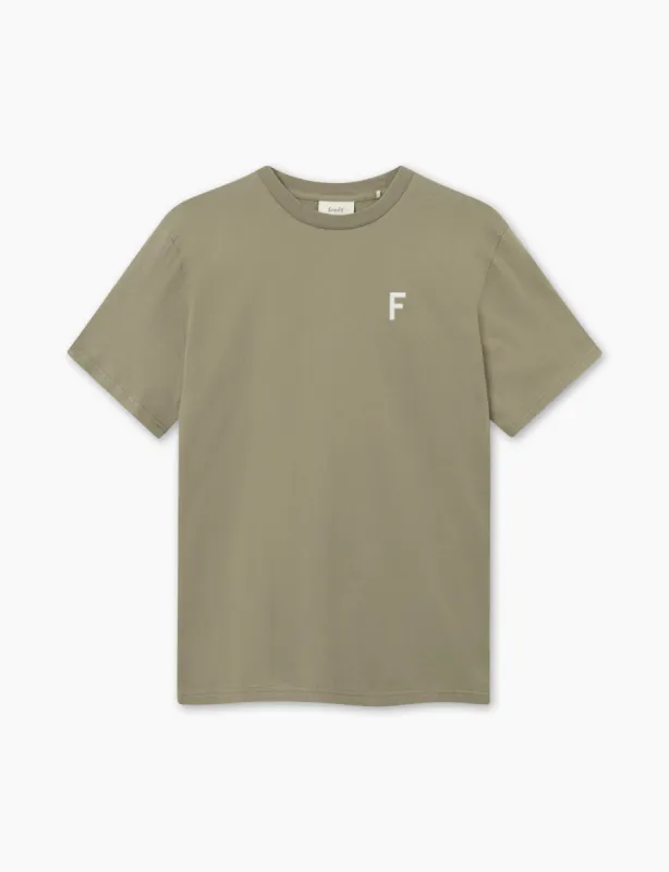 PONDER T-SHIRT - DUSTY OLIVE sold by Foret