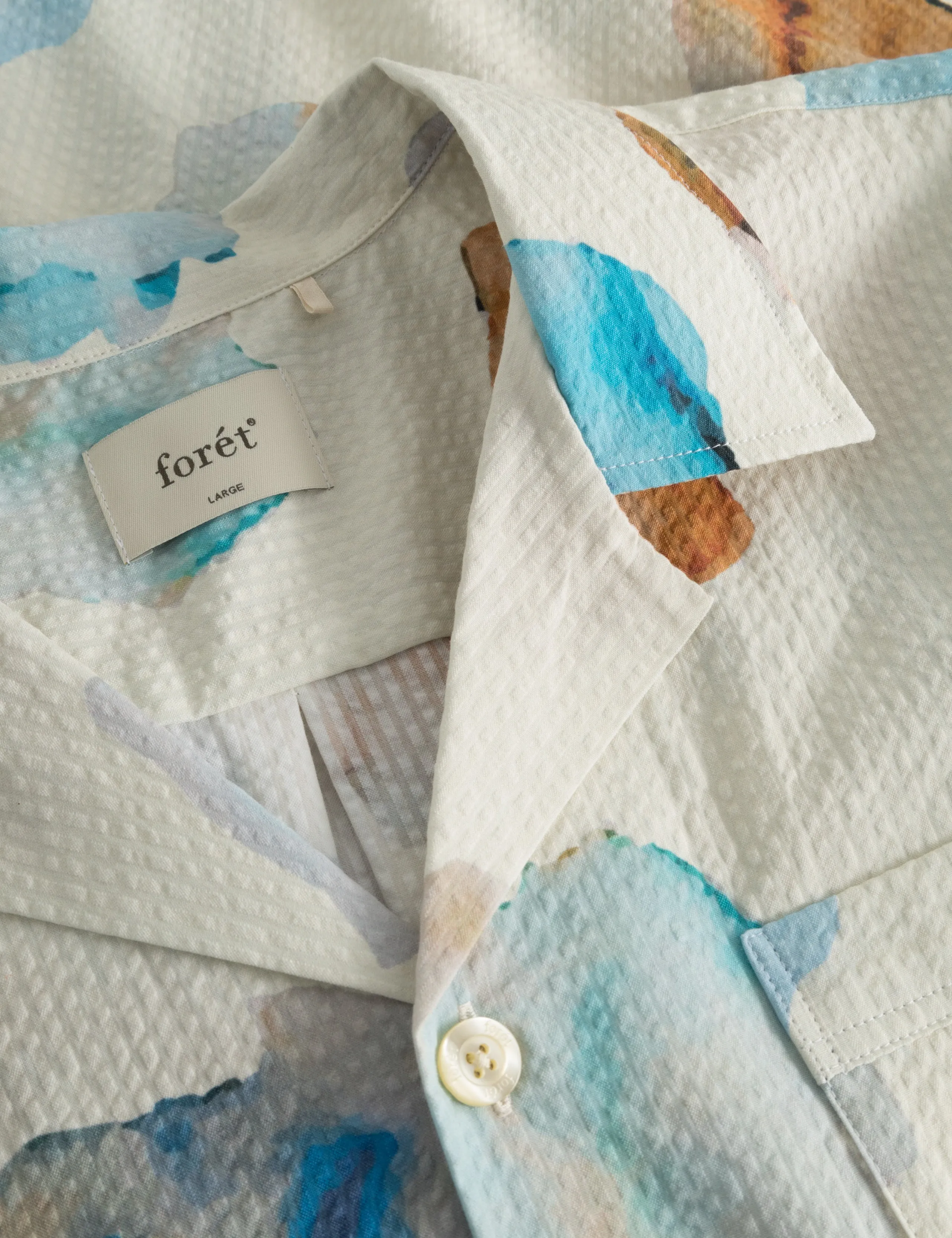 HUSH SS SHIRT - CLOUD PRINTED sold by Foret product image thumbnail 5