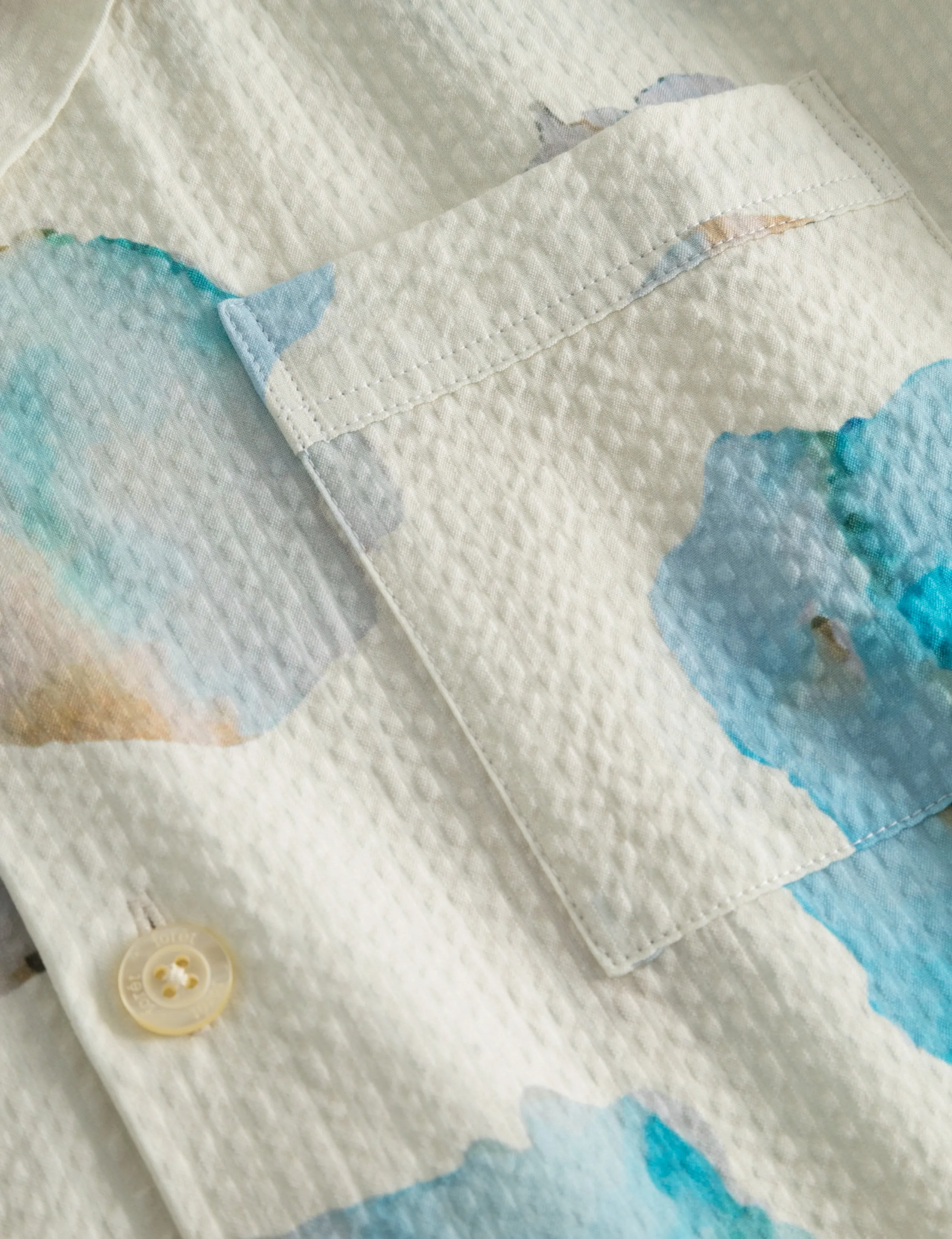 HUSH SS SHIRT - CLOUD PRINTED sold by Foret product image thumbnail 3