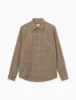 FABLE CHECK SHIRT - KHAKI CHECK sold by Foret