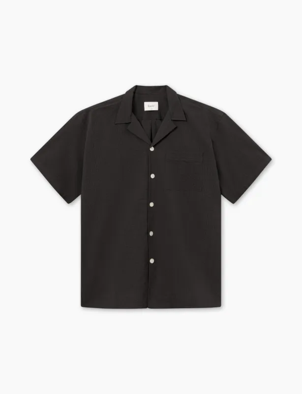 HUSH SS SHIRT - WASHED BLACK made by Foret