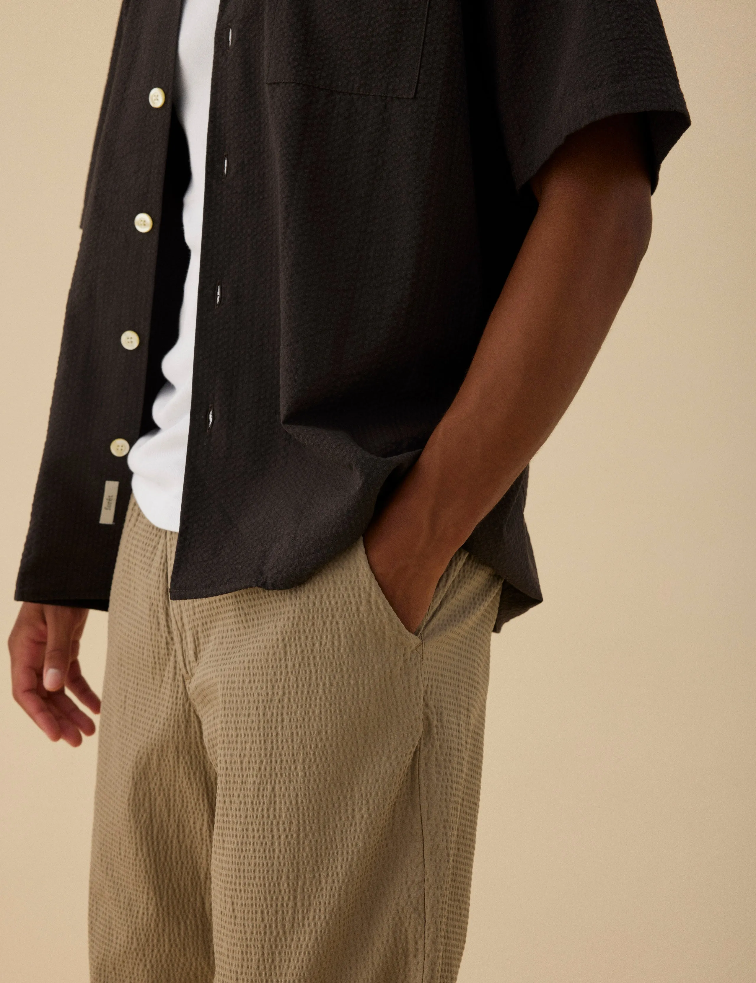 HUSH SS SHIRT - WASHED BLACK sold by Foret product image thumbnail 3