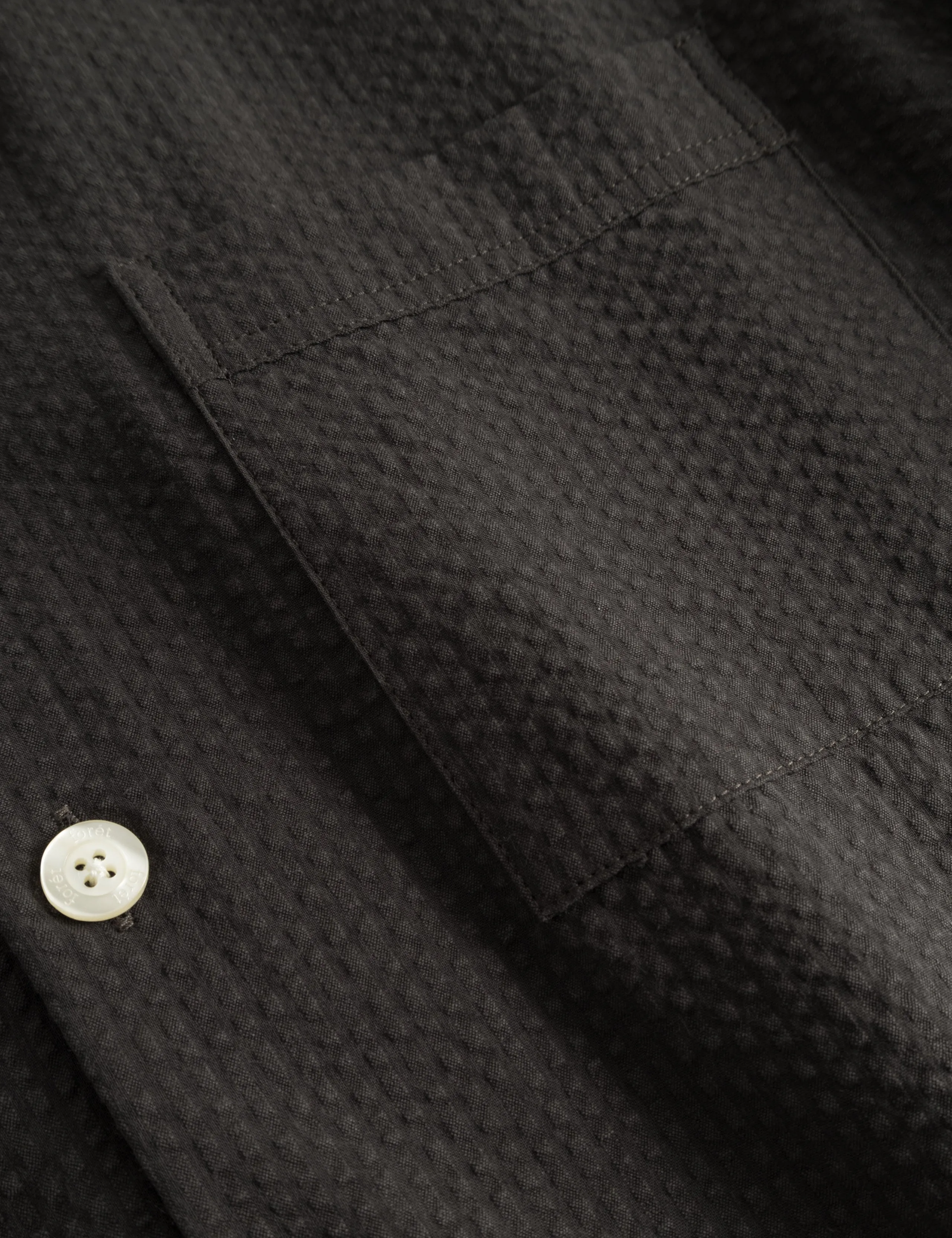 HUSH SS SHIRT - WASHED BLACK sold by Foret product image thumbnail 4