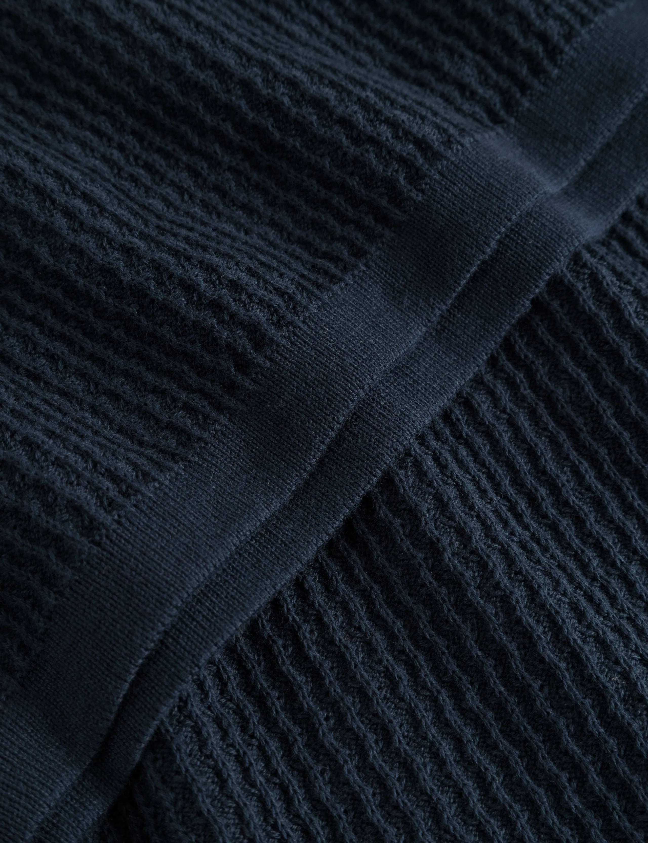 MOMENT HALF ZIP KNIT - NAVY sold by Foret product image thumbnail 3