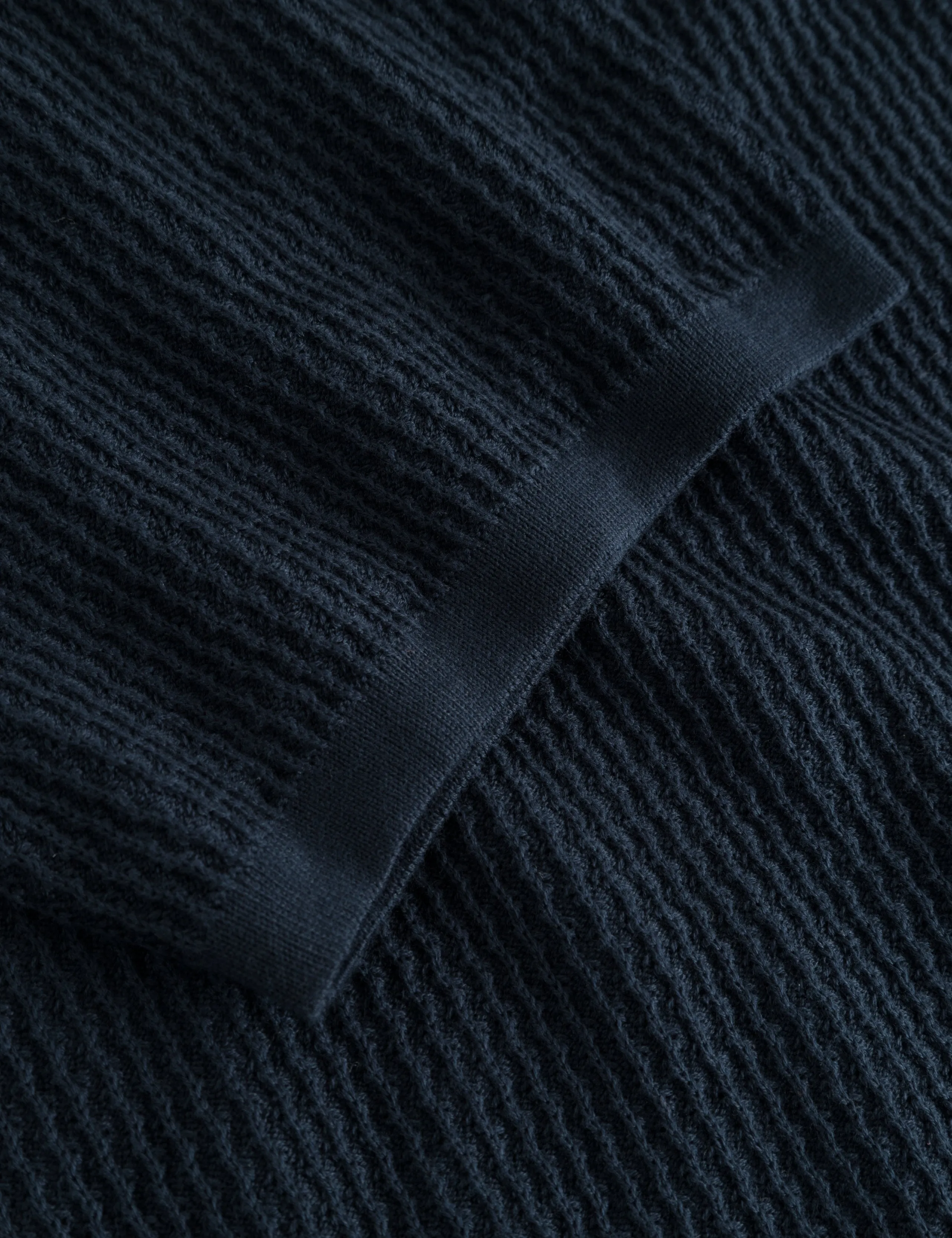 MOMENT HALF ZIP KNIT - NAVY sold by Foret product image thumbnail 5