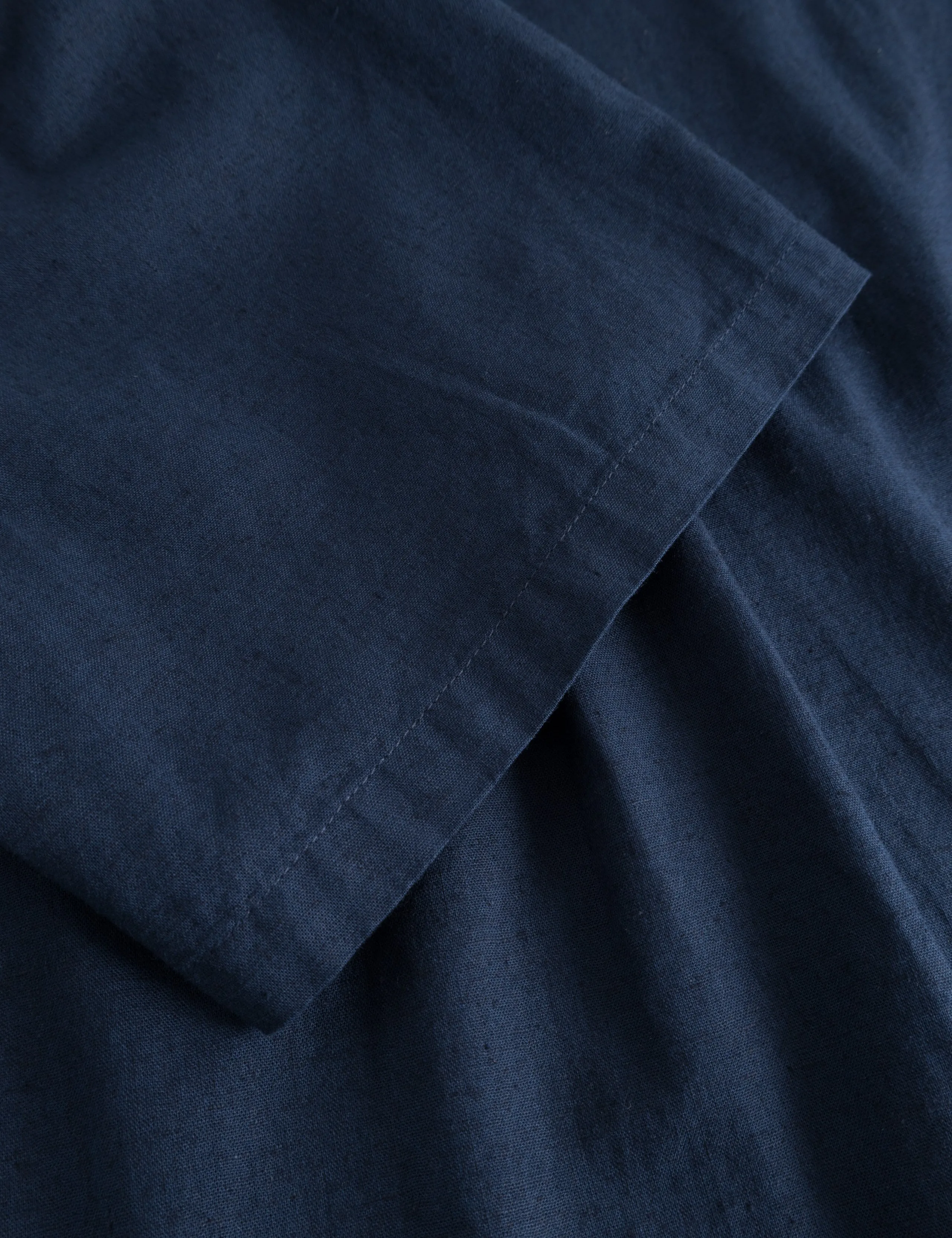 SERENE LINEN SS SHIRT - NAVY sold by Foret product image thumbnail 5