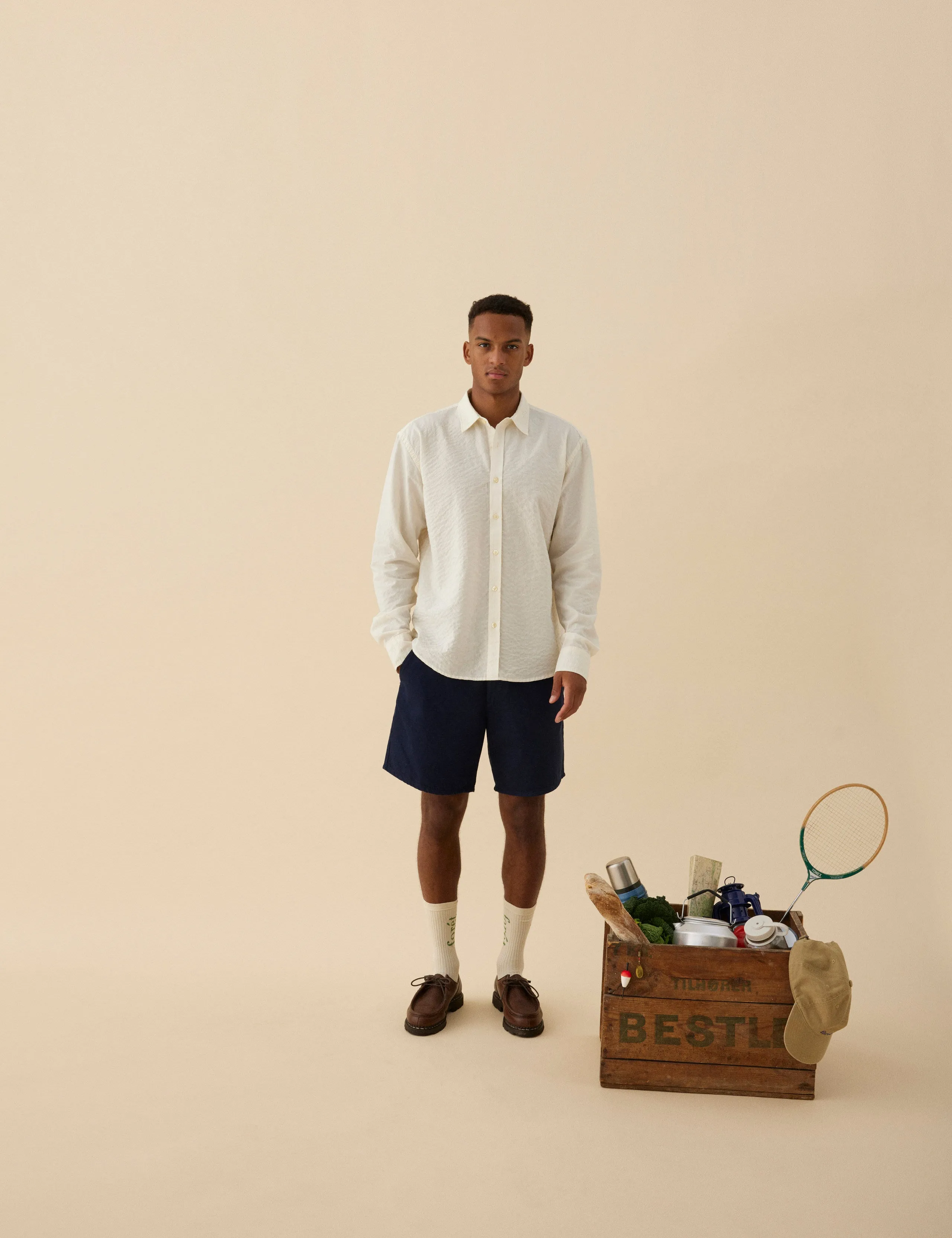HATCH SHIRT - CLOUD sold by Foret product image thumbnail 3