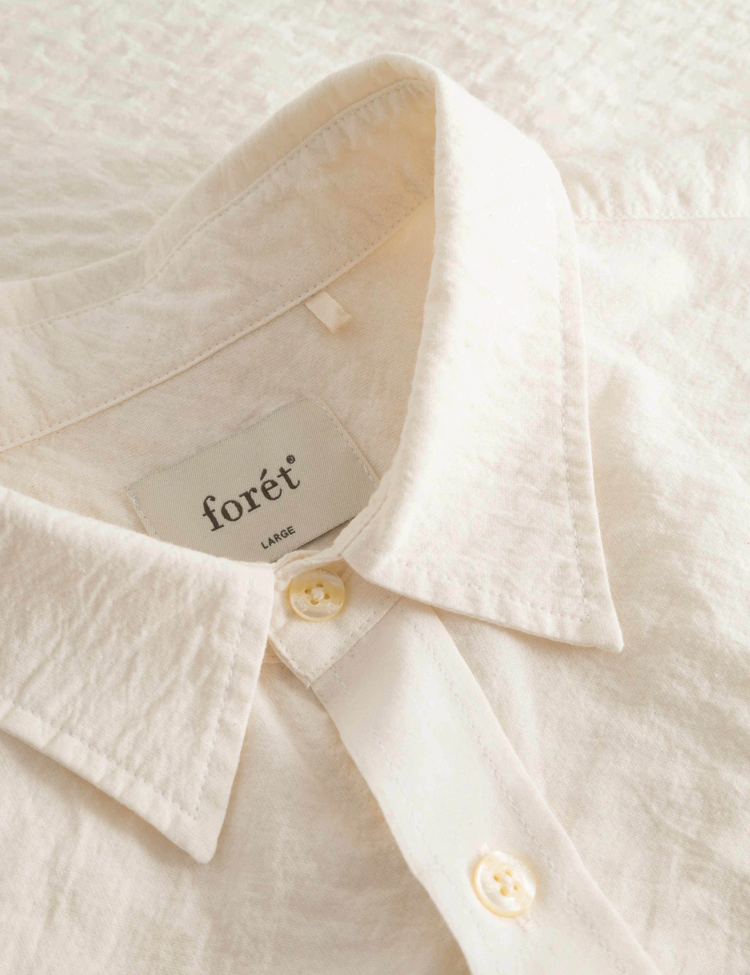 HATCH SHIRT - CLOUD sold by Foret product image thumbnail 4