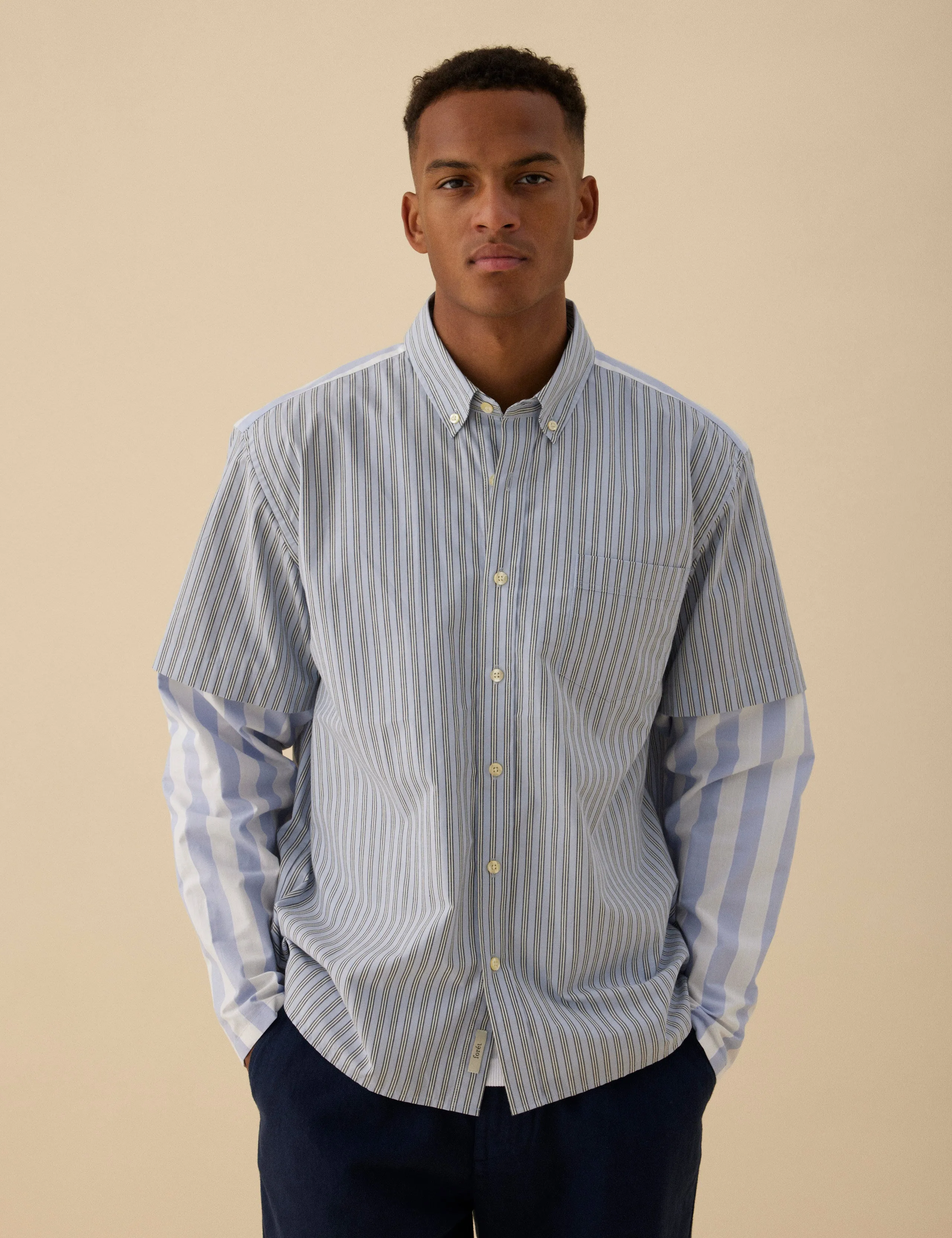 REST SHIRT - LIGHT BLUE/CLOUD sold by Foret product image thumbnail 4