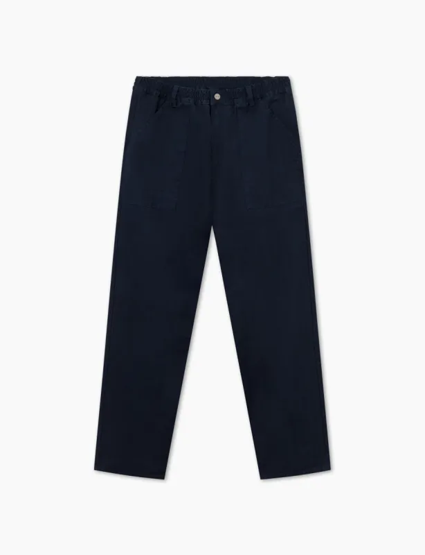 SIENNA PANTS - NAVY sold by Foret