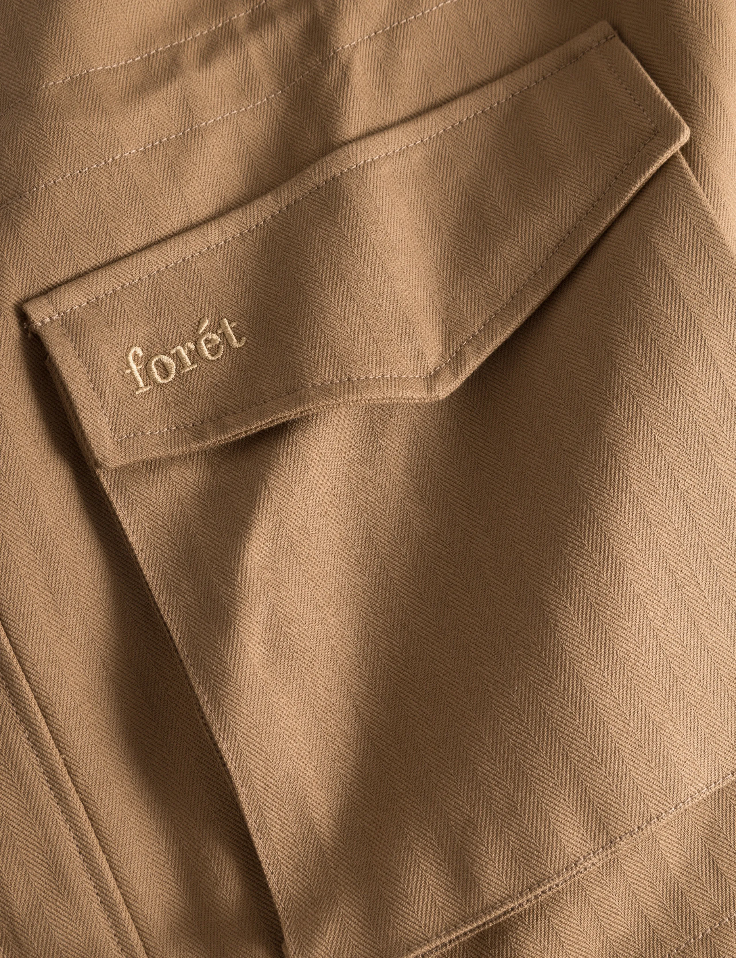 YOKE FIELD JACKET - KHAKI sold by Foret product image thumbnail 5