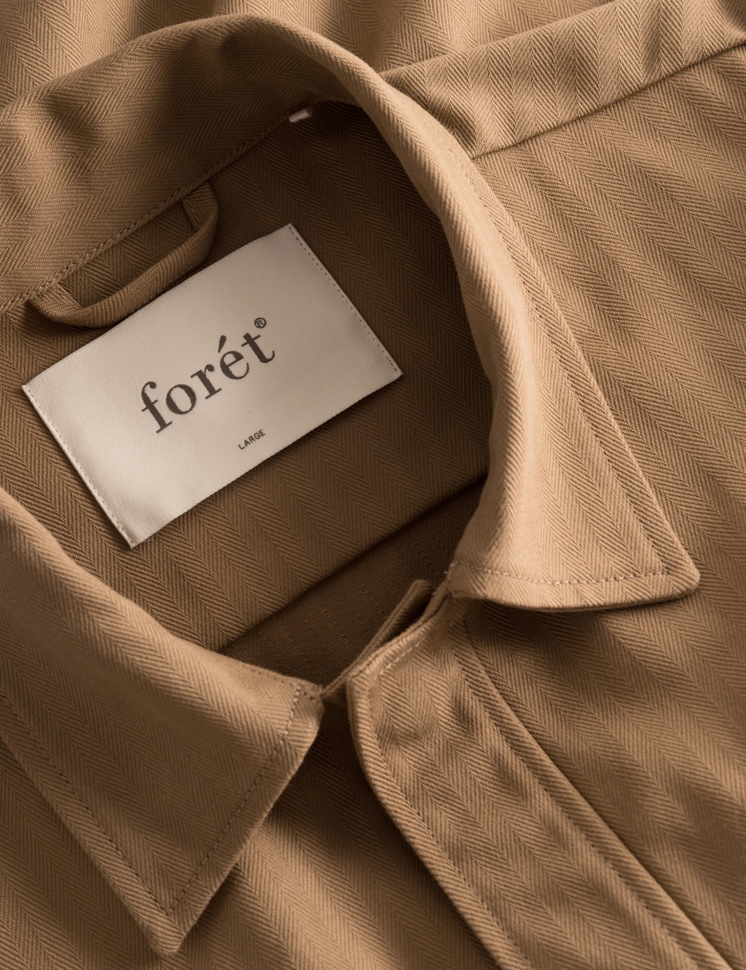 YOKE FIELD JACKET - KHAKI sold by Foret product image thumbnail 2