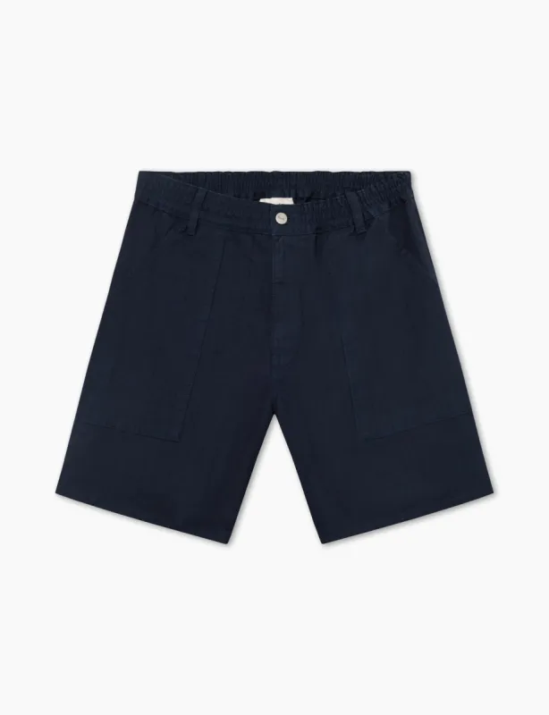 SIENNA SHORTS - NAVY sold by Foret