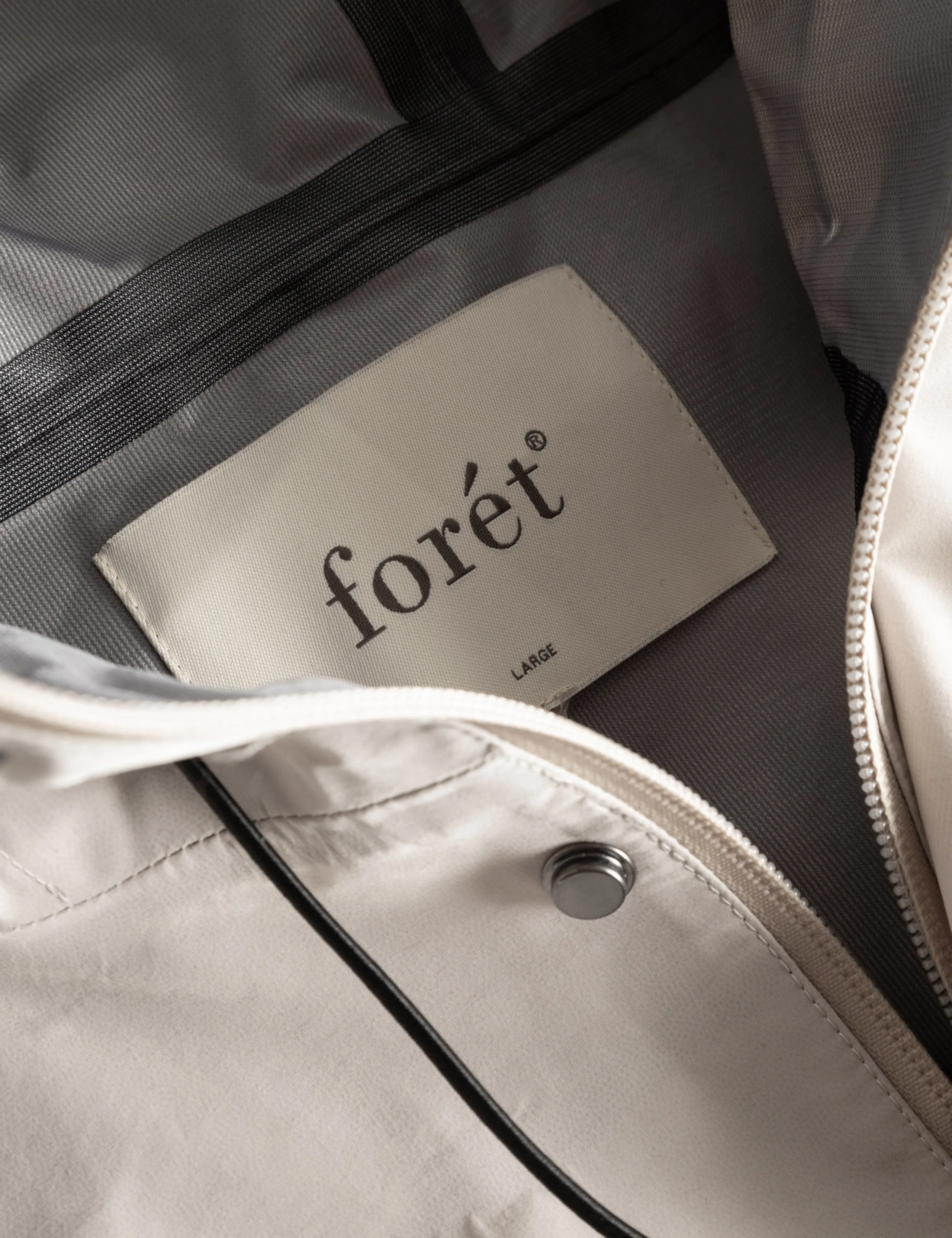 BLADE SHELL JACKET - CHALK sold by Foret product image thumbnail 4