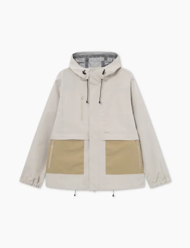 BLADE SHELL JACKET - CHALK made by Foret
