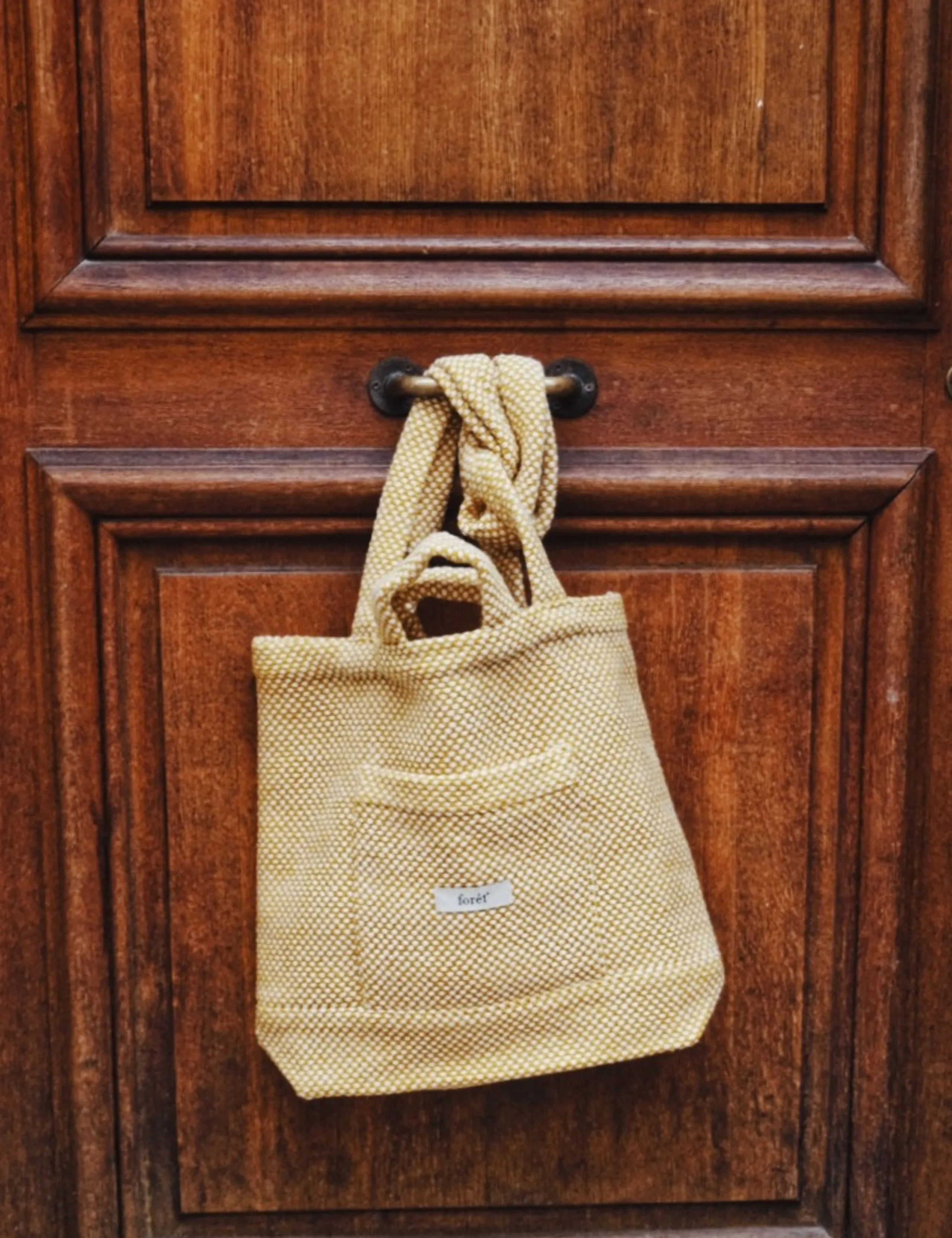 FORÉT TOTE BAG - YELLOW/CLOUD sold by Foret product image thumbnail 3