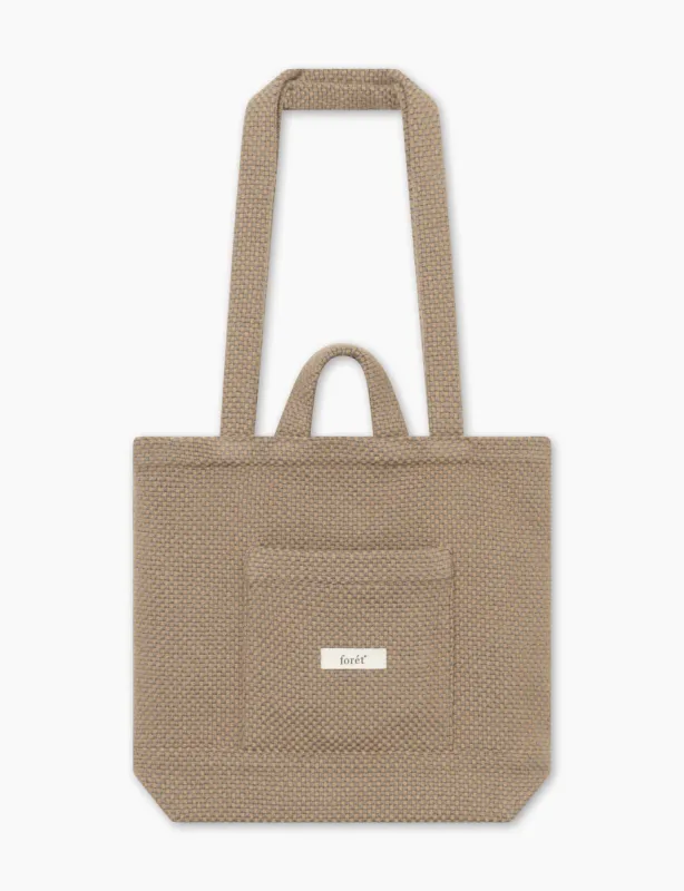 FORÉT TOTE BAG - TAUPE sold by Foret