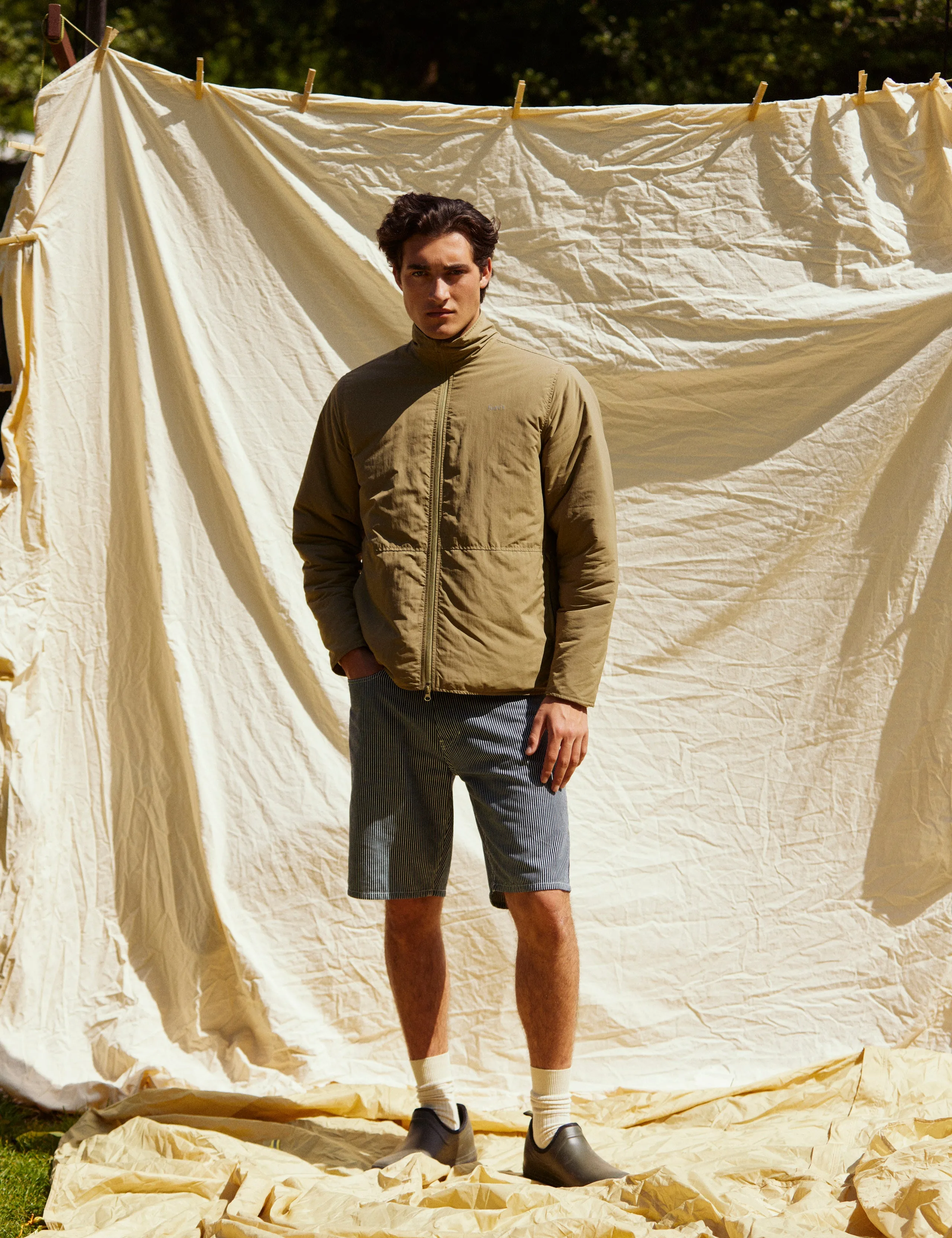 MYST LINER JACKET - OLIVE sold by Foret product image thumbnail 2